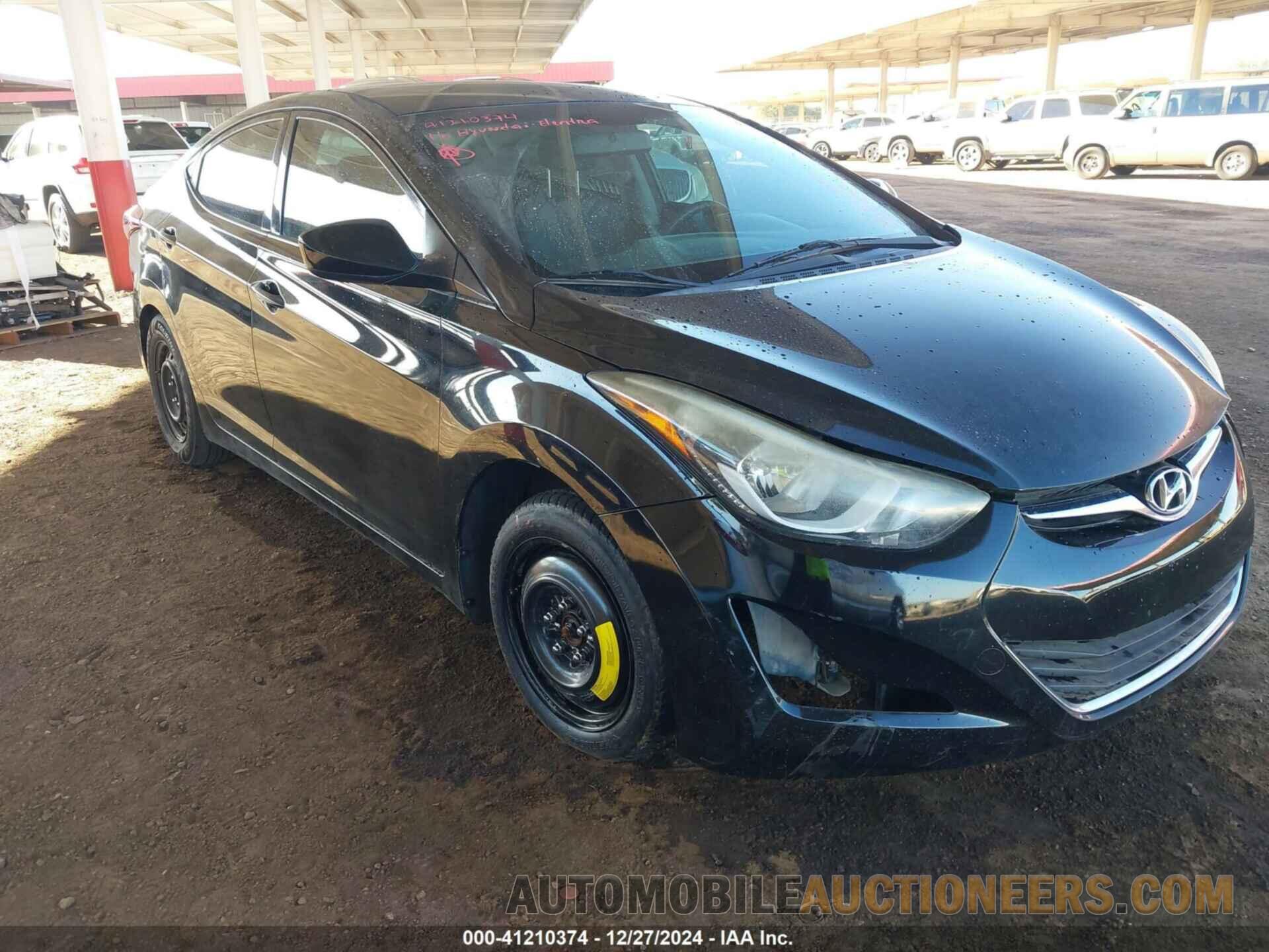 KMHDH4AE7GU541945 HYUNDAI ELANTRA 2016