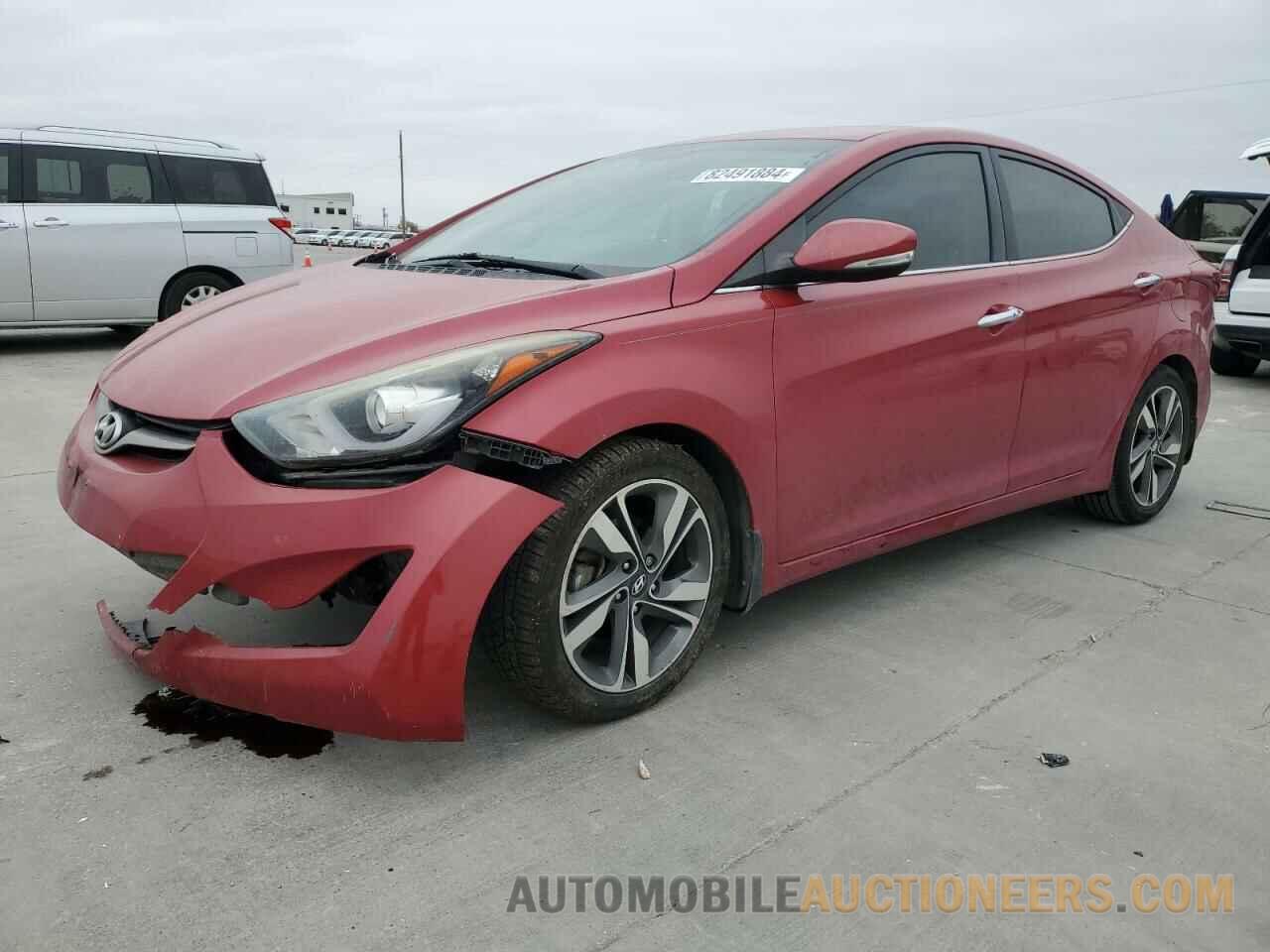 KMHDH4AE7GU557661 HYUNDAI ELANTRA 2016