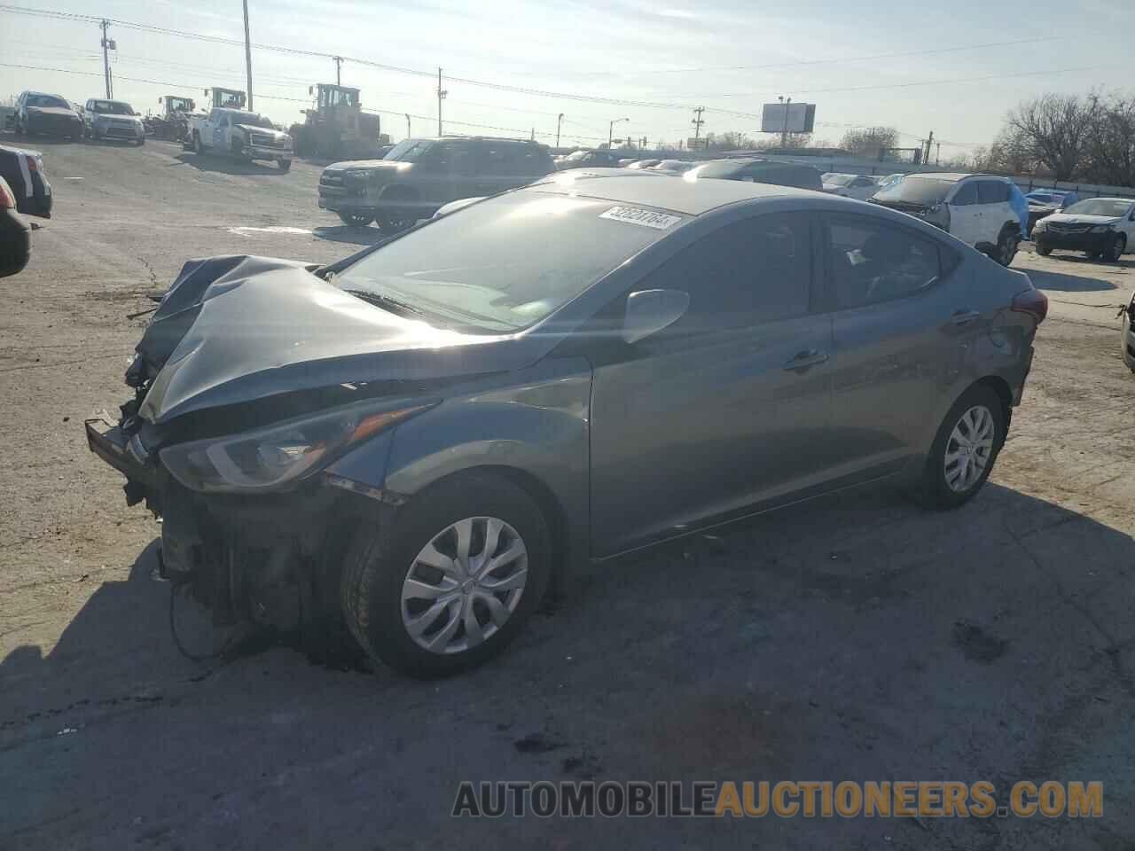 KMHDH4AE7GU619818 HYUNDAI ELANTRA 2016