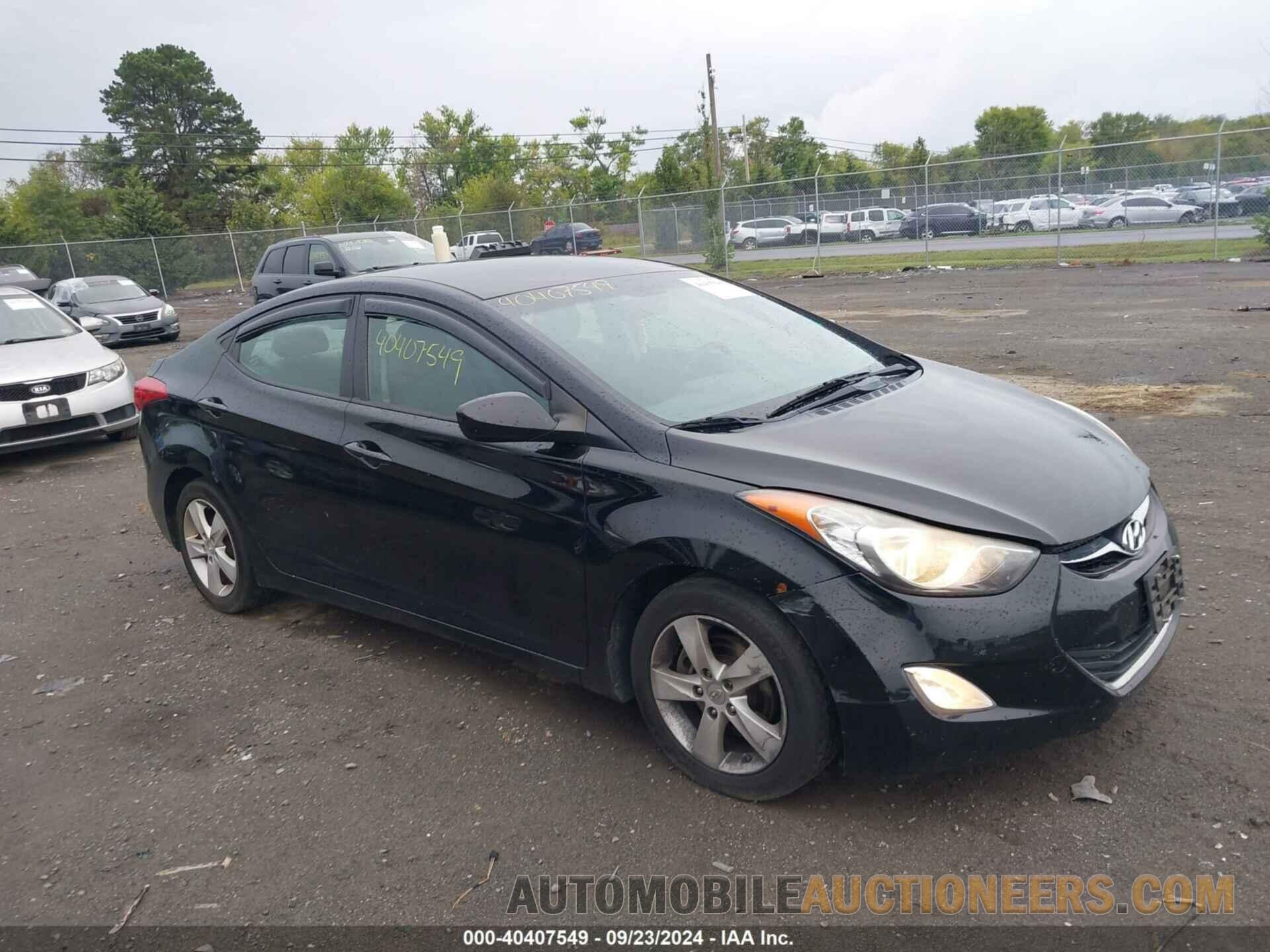 KMHDH4AE8CU236920 HYUNDAI ELANTRA 2012