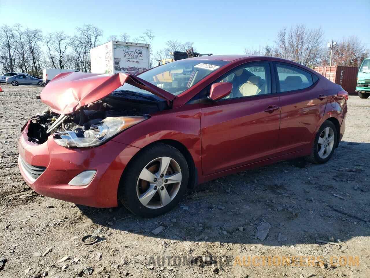 KMHDH4AE8CU391600 HYUNDAI ELANTRA 2012