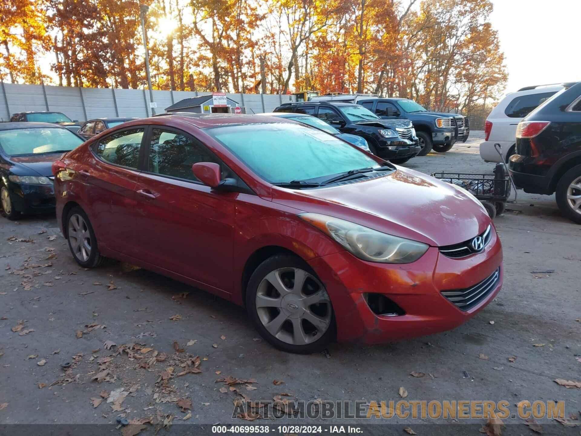 KMHDH4AE8CU501612 HYUNDAI ELANTRA 2012