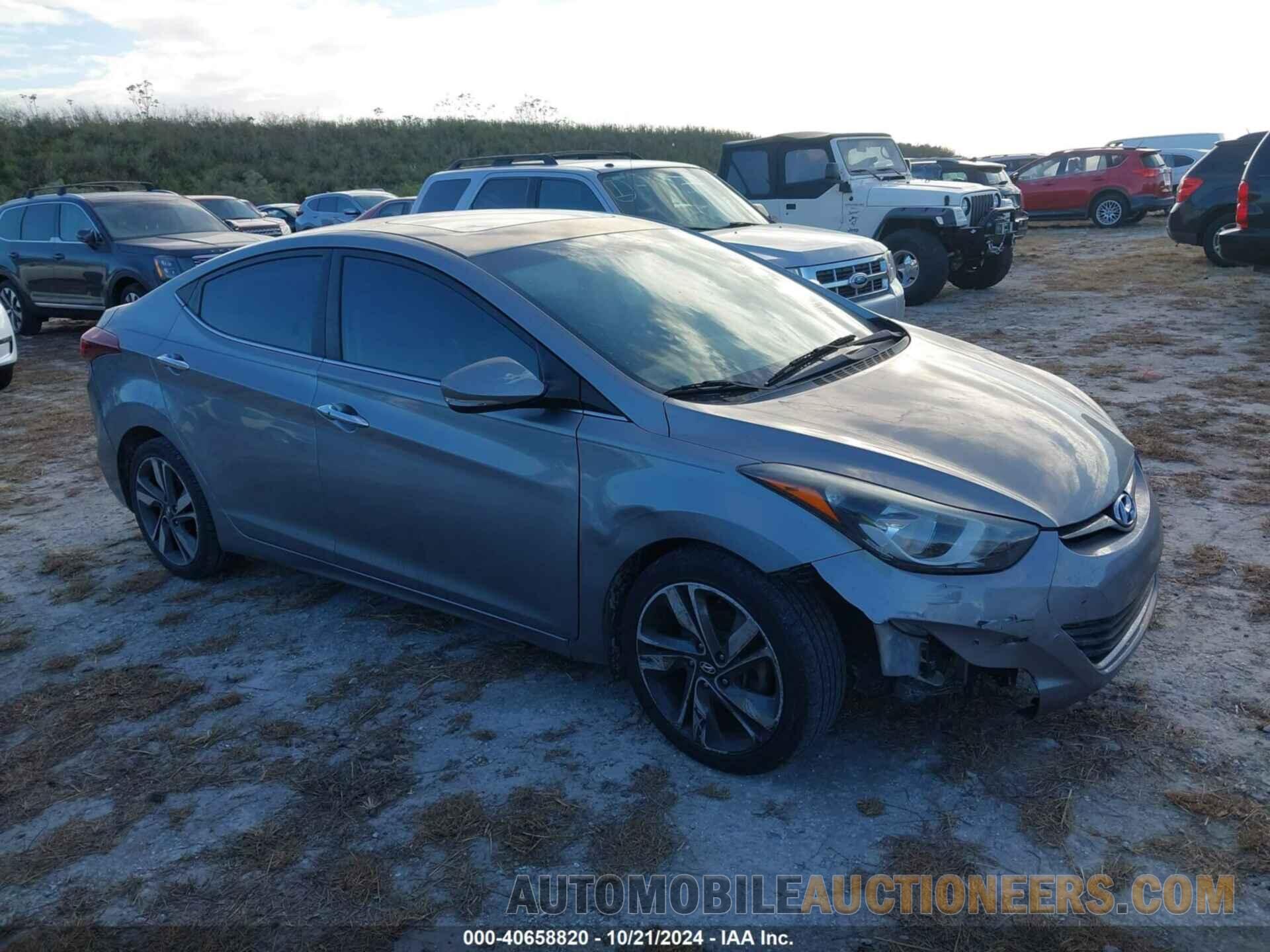 KMHDH4AE8EU055884 HYUNDAI ELANTRA 2014