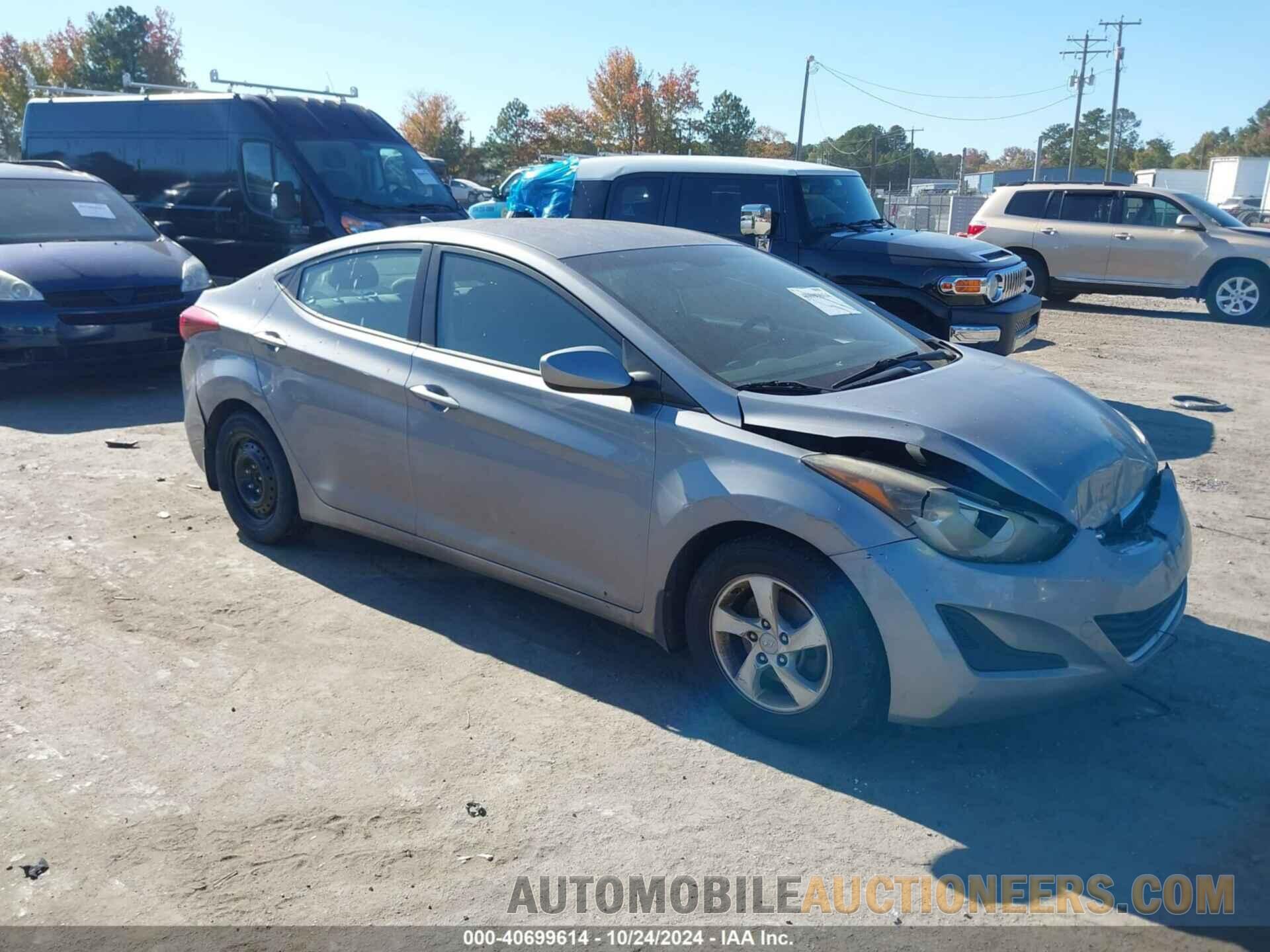 KMHDH4AE8EU085595 HYUNDAI ELANTRA 2014