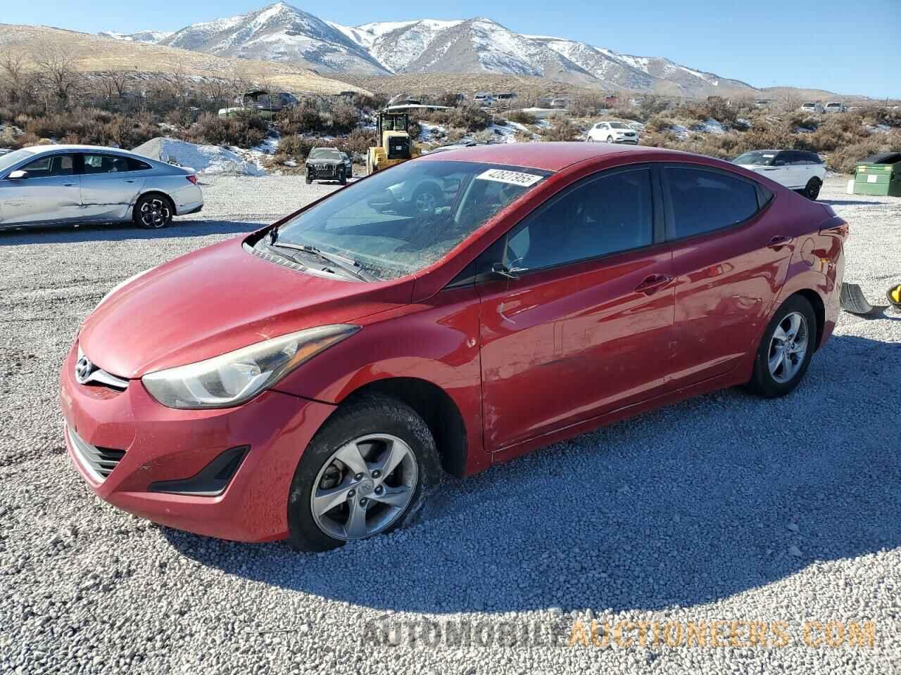 KMHDH4AE8EU120684 HYUNDAI ELANTRA 2014