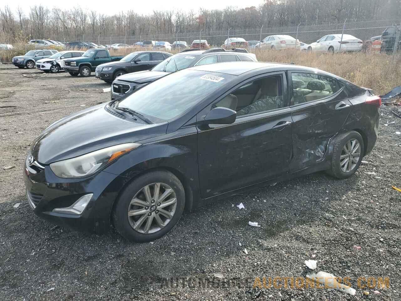 KMHDH4AE8EU122838 HYUNDAI ELANTRA 2014