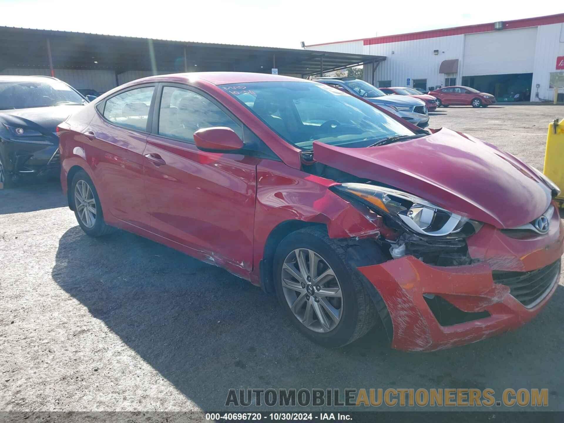 KMHDH4AE8EU167584 HYUNDAI ELANTRA 2014