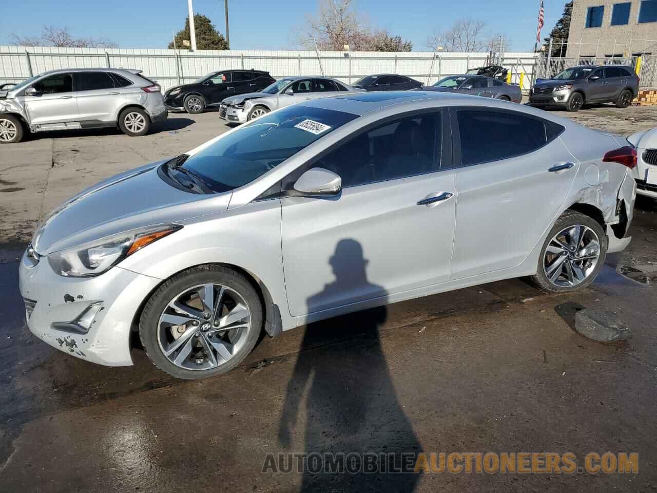 KMHDH4AE8FU323155 HYUNDAI ELANTRA 2015