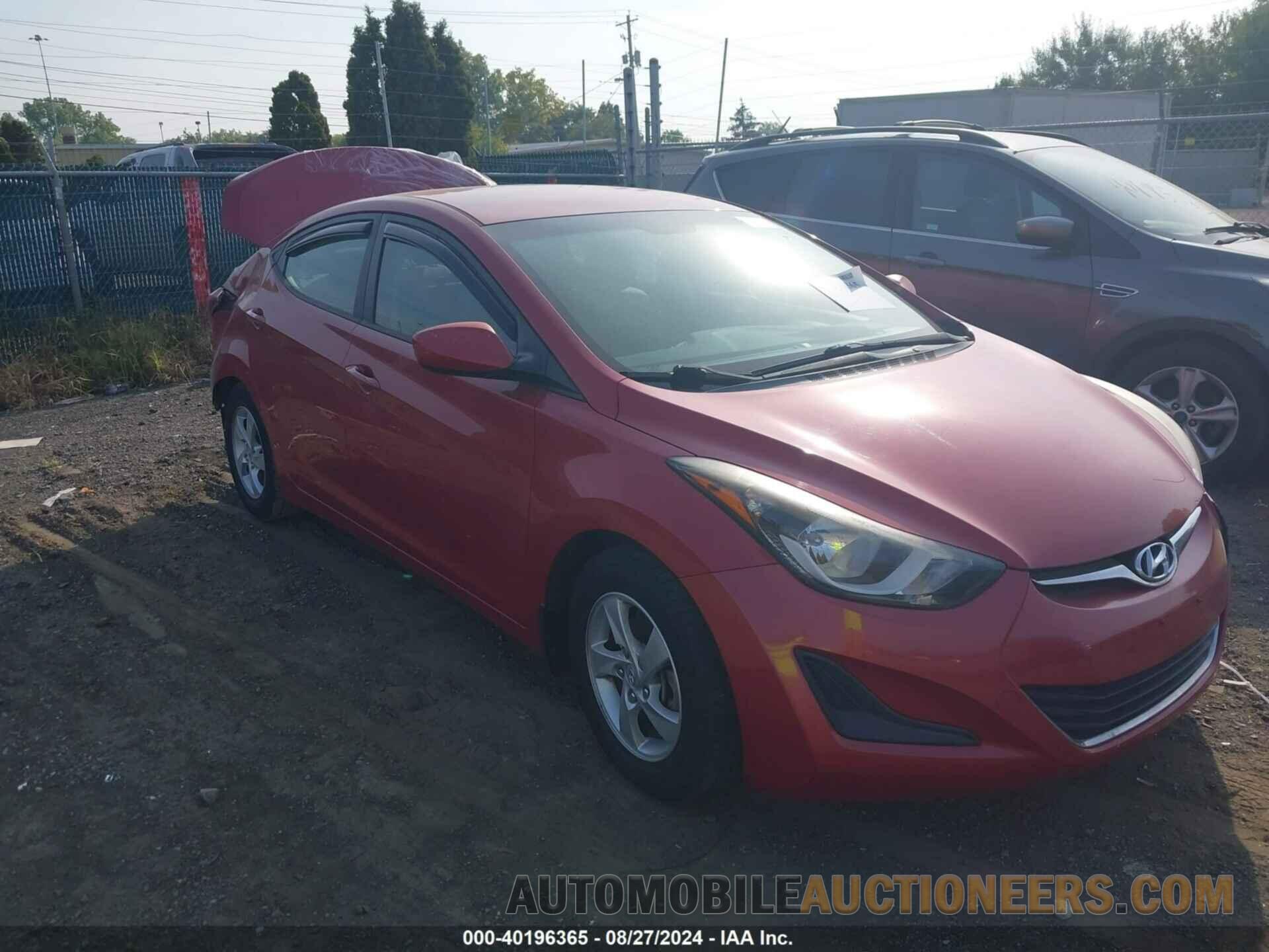 KMHDH4AE8FU354003 HYUNDAI ELANTRA 2015