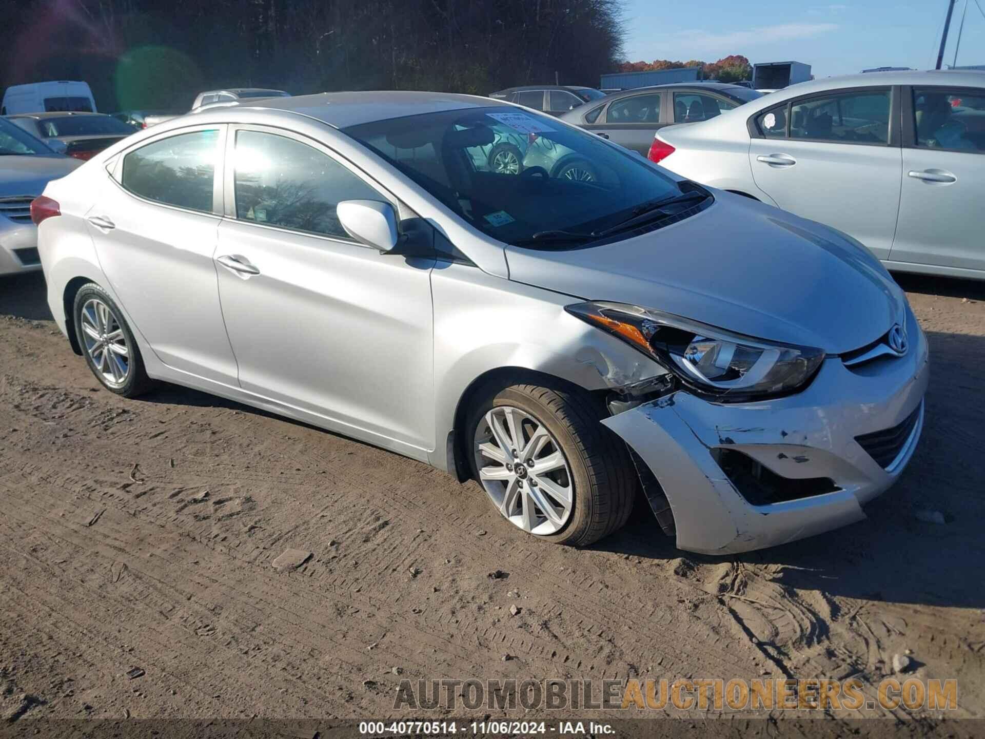 KMHDH4AE8FU415091 HYUNDAI ELANTRA 2015