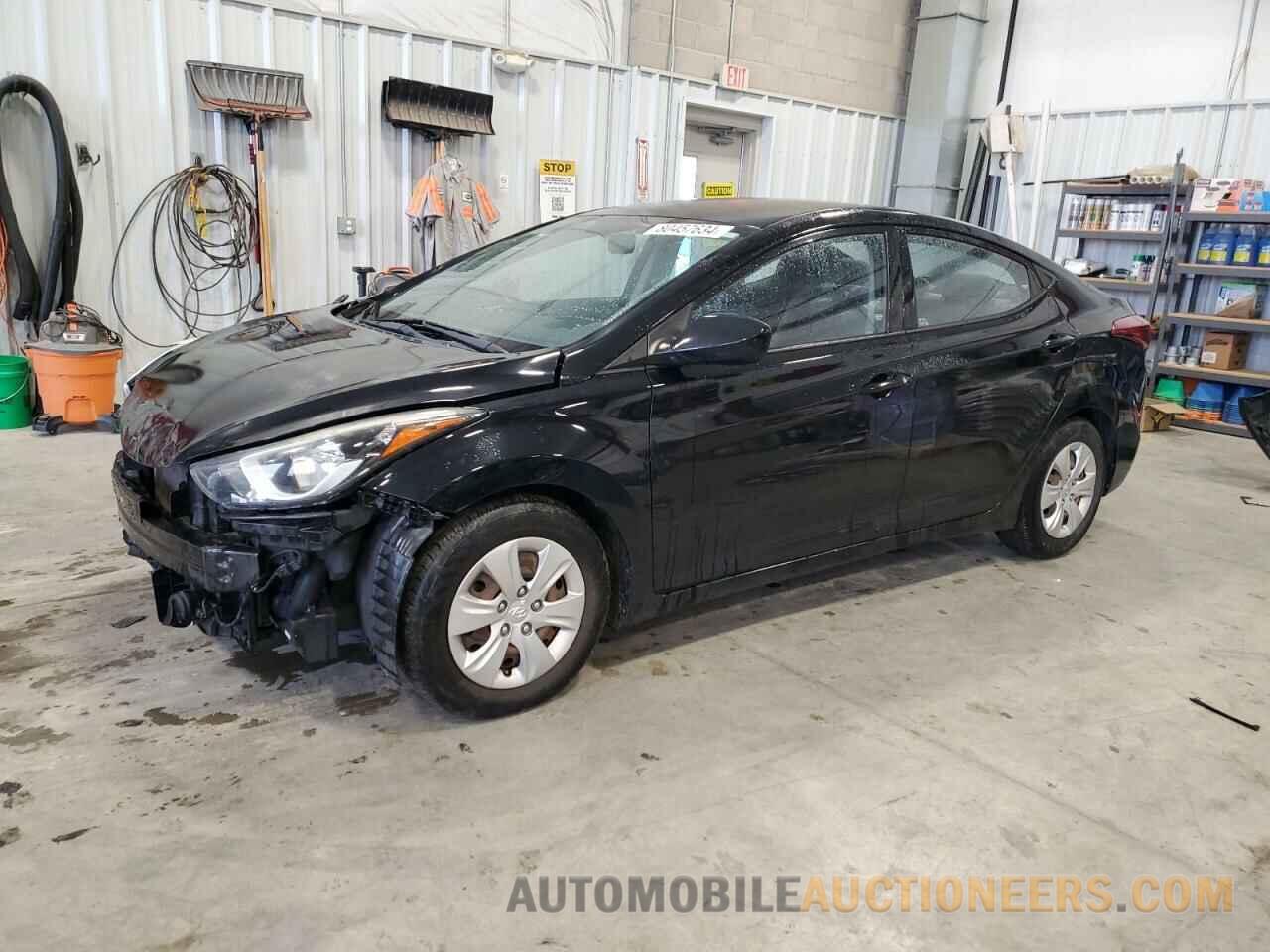 KMHDH4AE8GU487751 HYUNDAI ELANTRA 2016