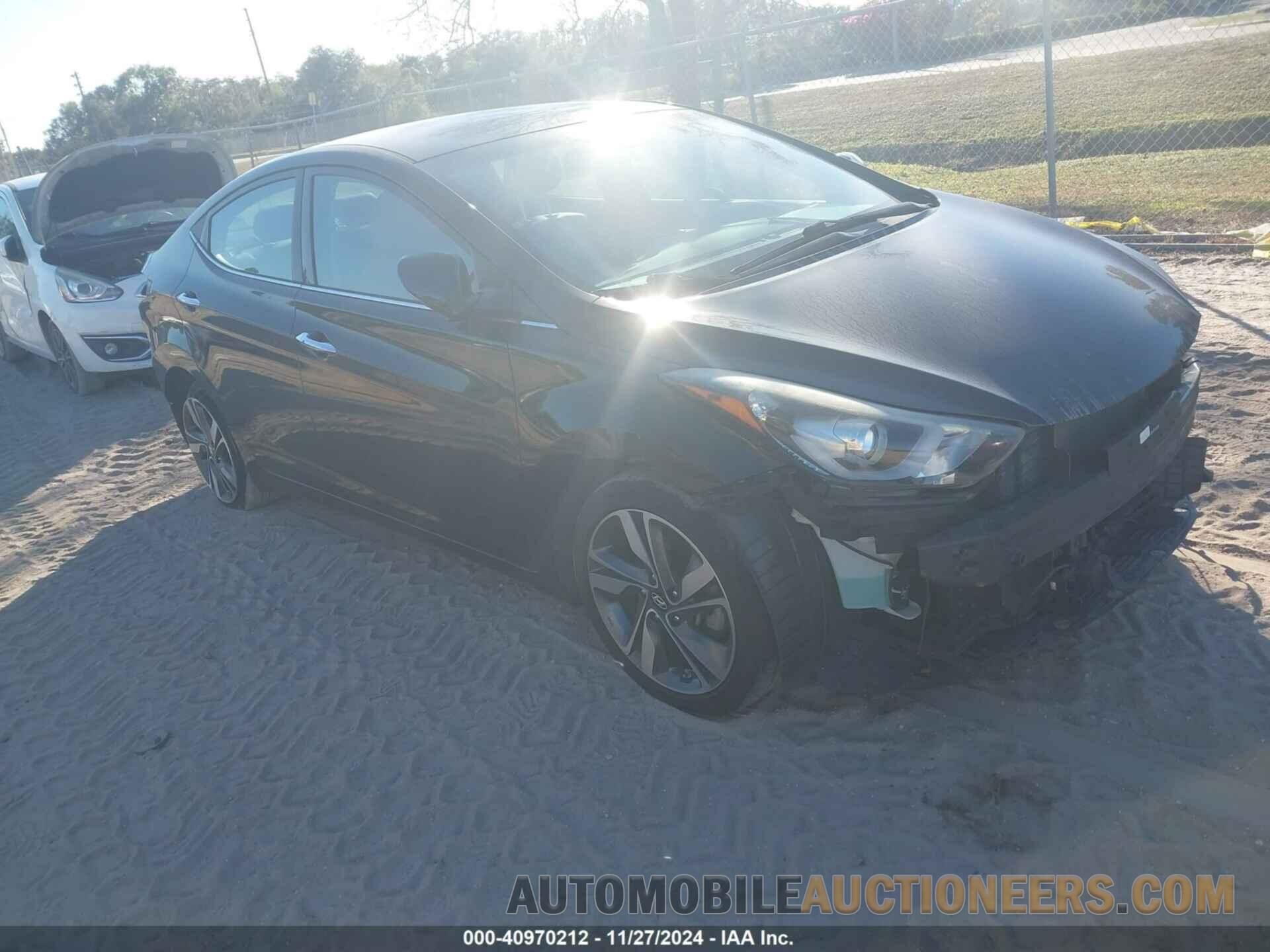 KMHDH4AE8GU594055 HYUNDAI ELANTRA 2016