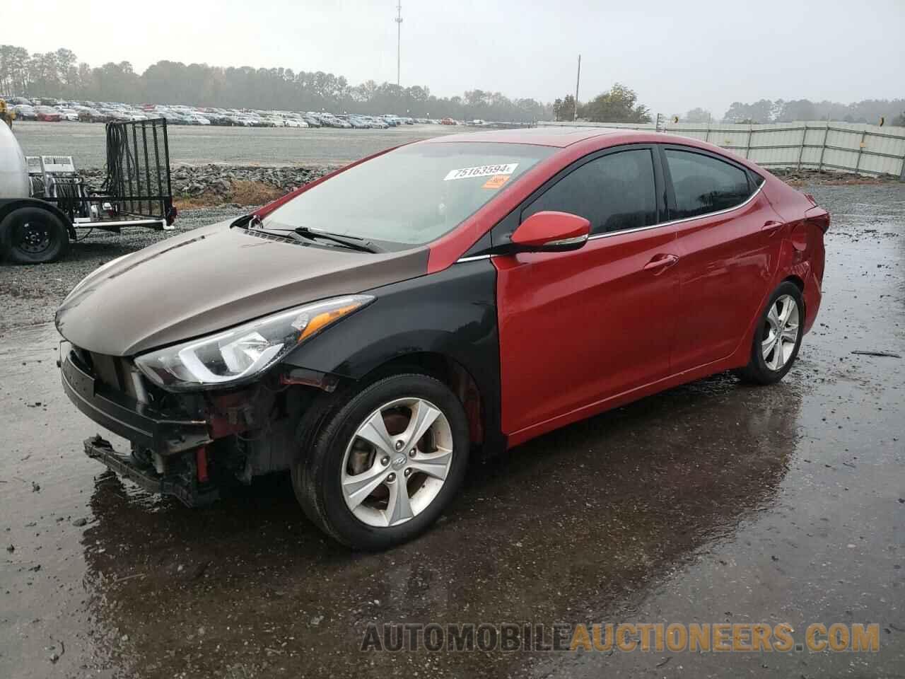 KMHDH4AE8GU634828 HYUNDAI ELANTRA 2016