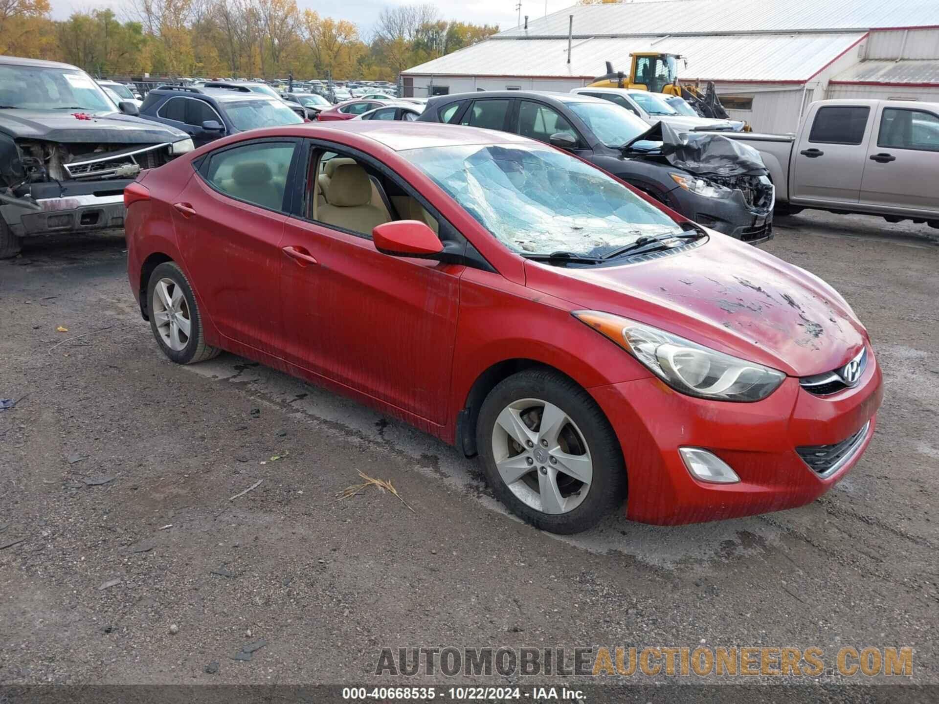 KMHDH4AE9CU418996 HYUNDAI ELANTRA 2012