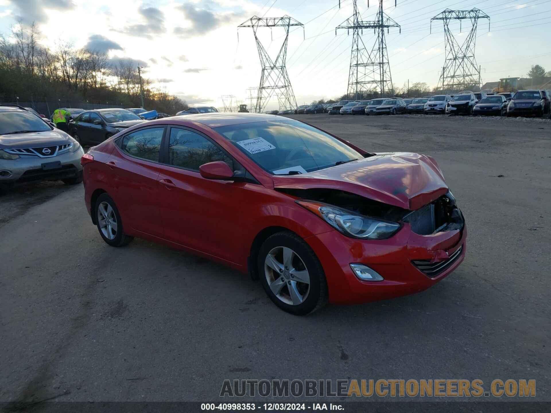 KMHDH4AE9DU971326 HYUNDAI ELANTRA 2013