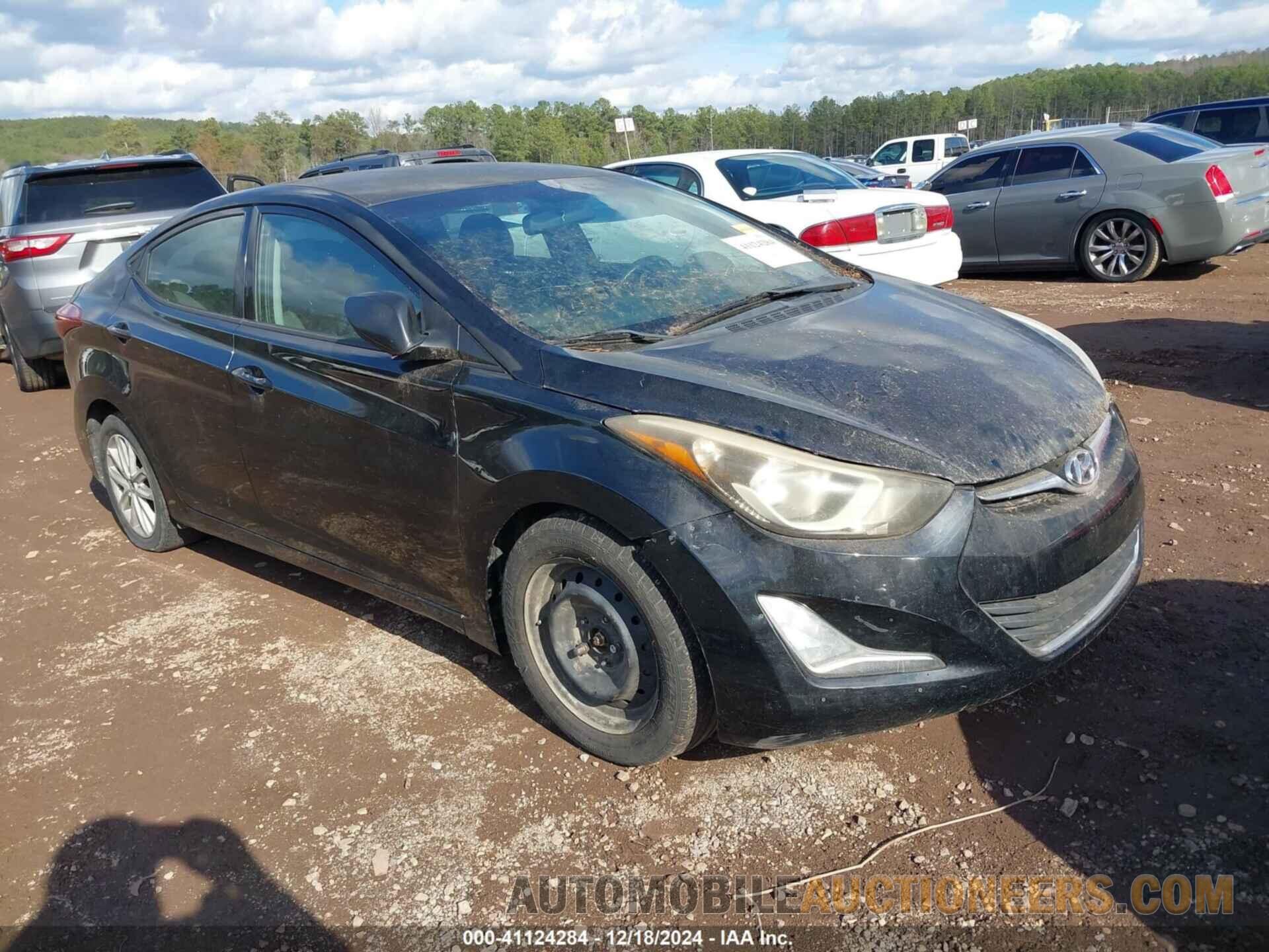 KMHDH4AE9EU132939 HYUNDAI ELANTRA 2014