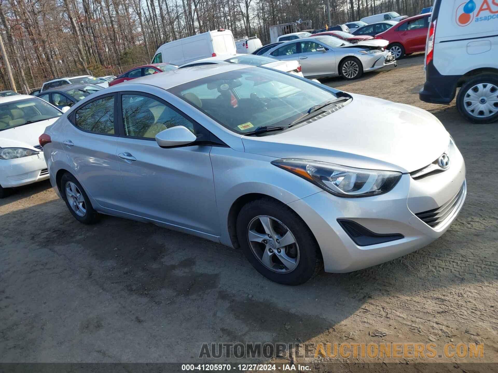 KMHDH4AE9EU172065 HYUNDAI ELANTRA 2014