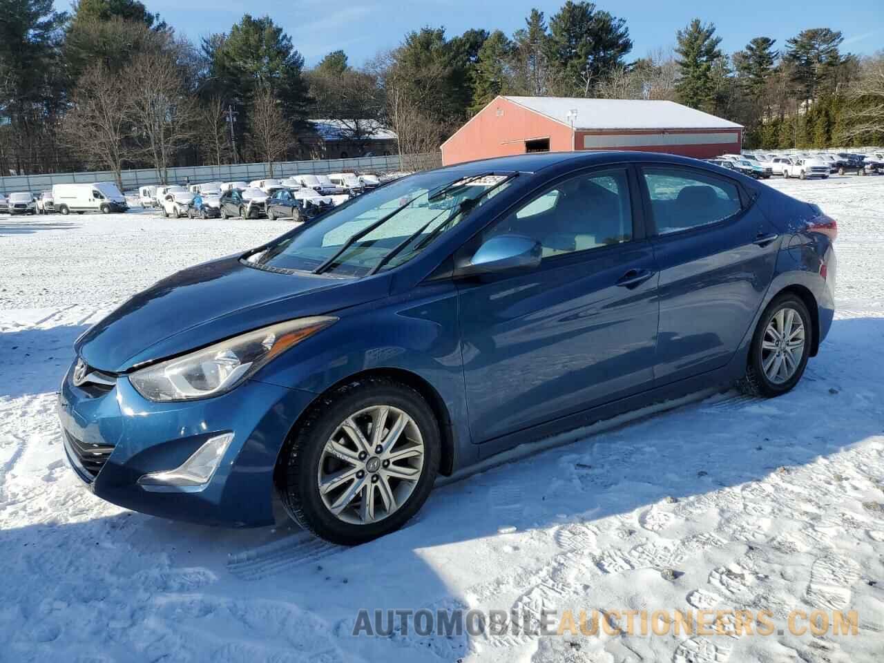 KMHDH4AE9EU173927 HYUNDAI ELANTRA 2014