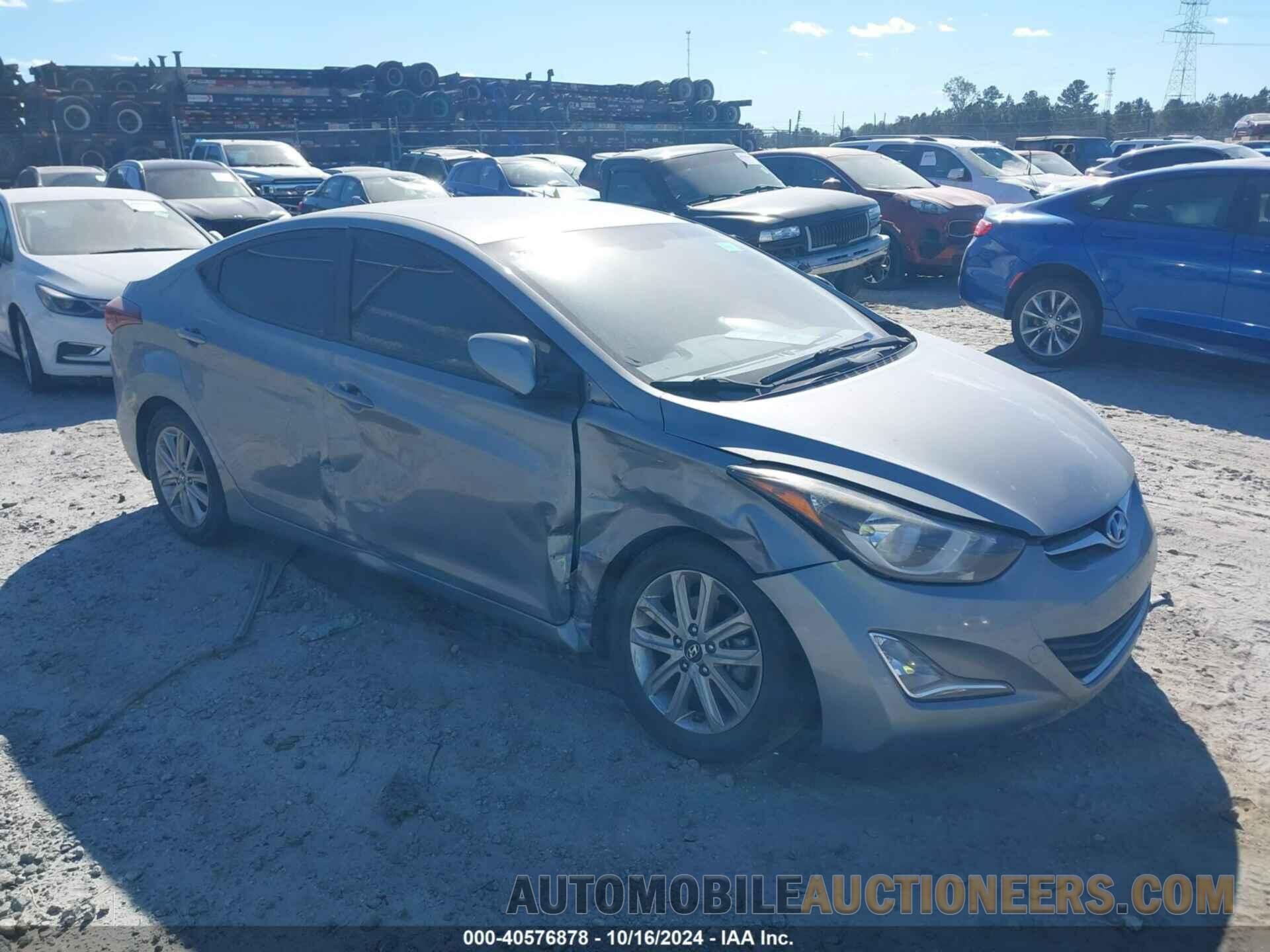 KMHDH4AE9FU278548 HYUNDAI ELANTRA 2015