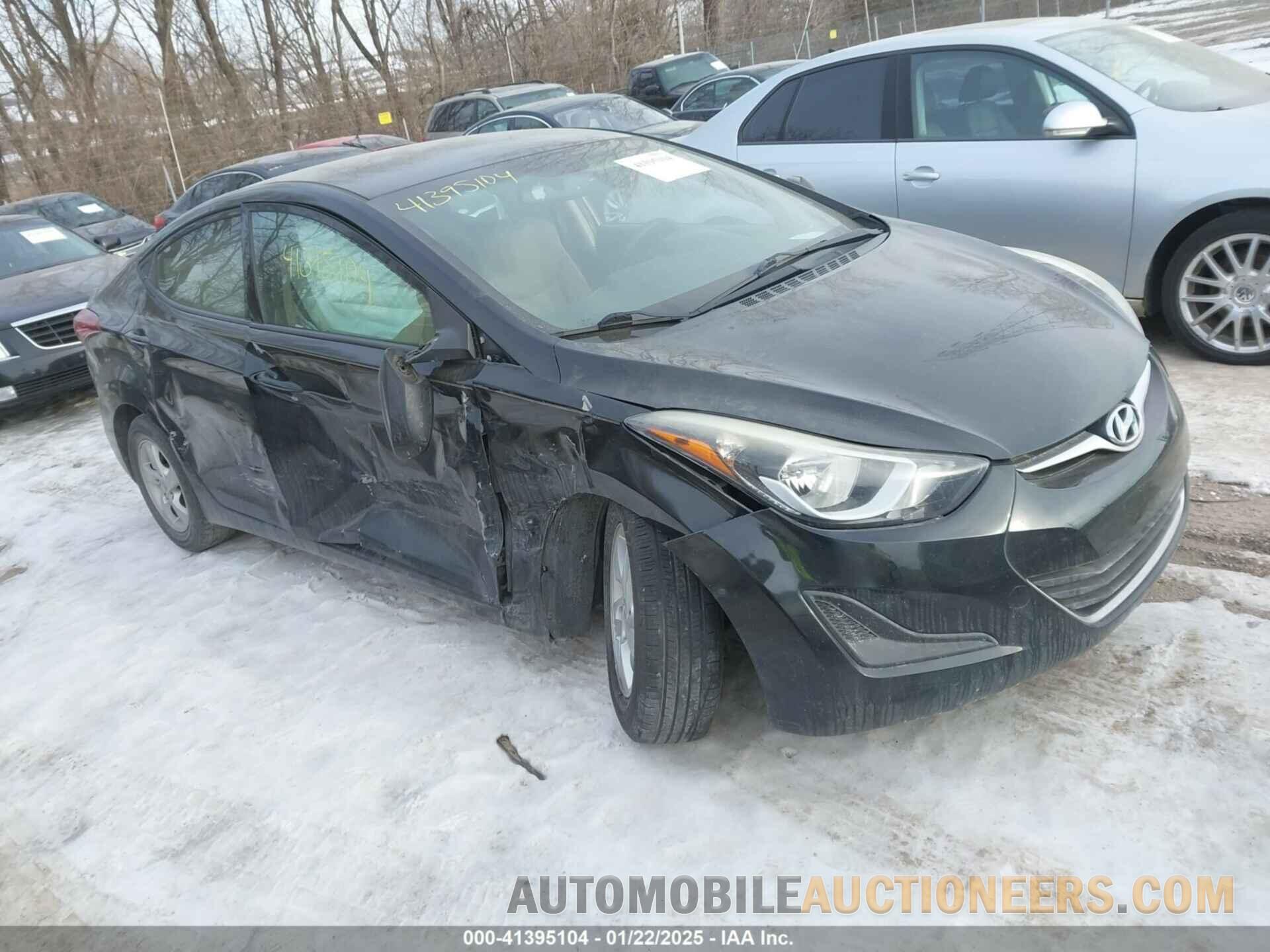 KMHDH4AE9FU328834 HYUNDAI ELANTRA 2015