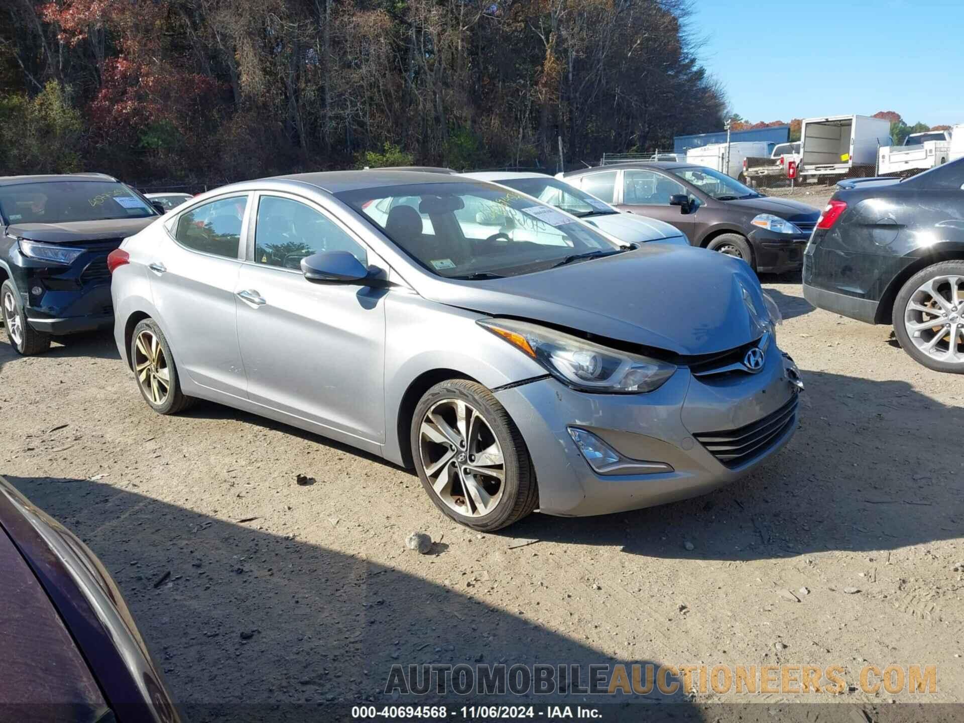 KMHDH4AE9FU364216 HYUNDAI ELANTRA 2015