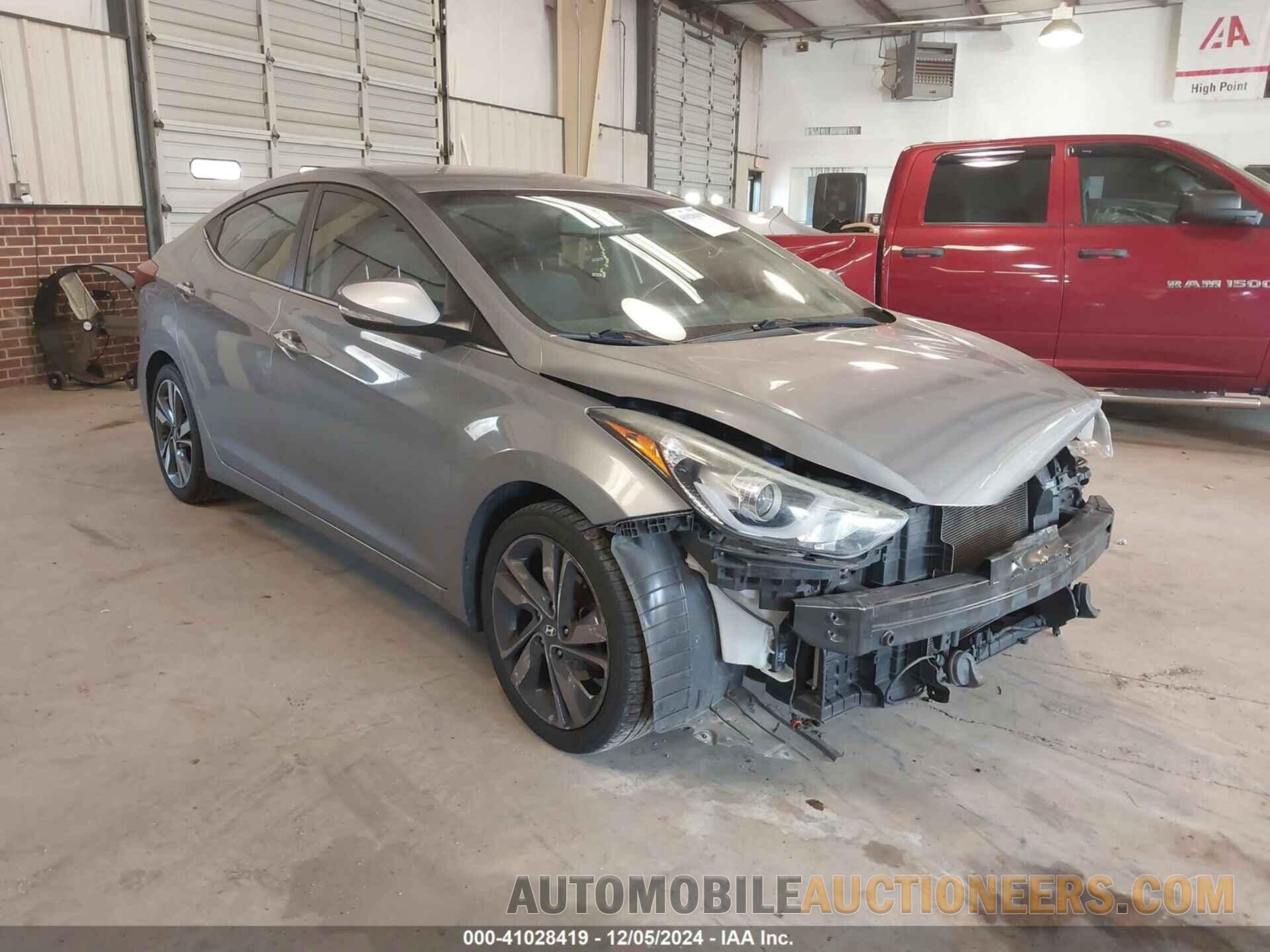 KMHDH4AE9GU477696 HYUNDAI ELANTRA 2016