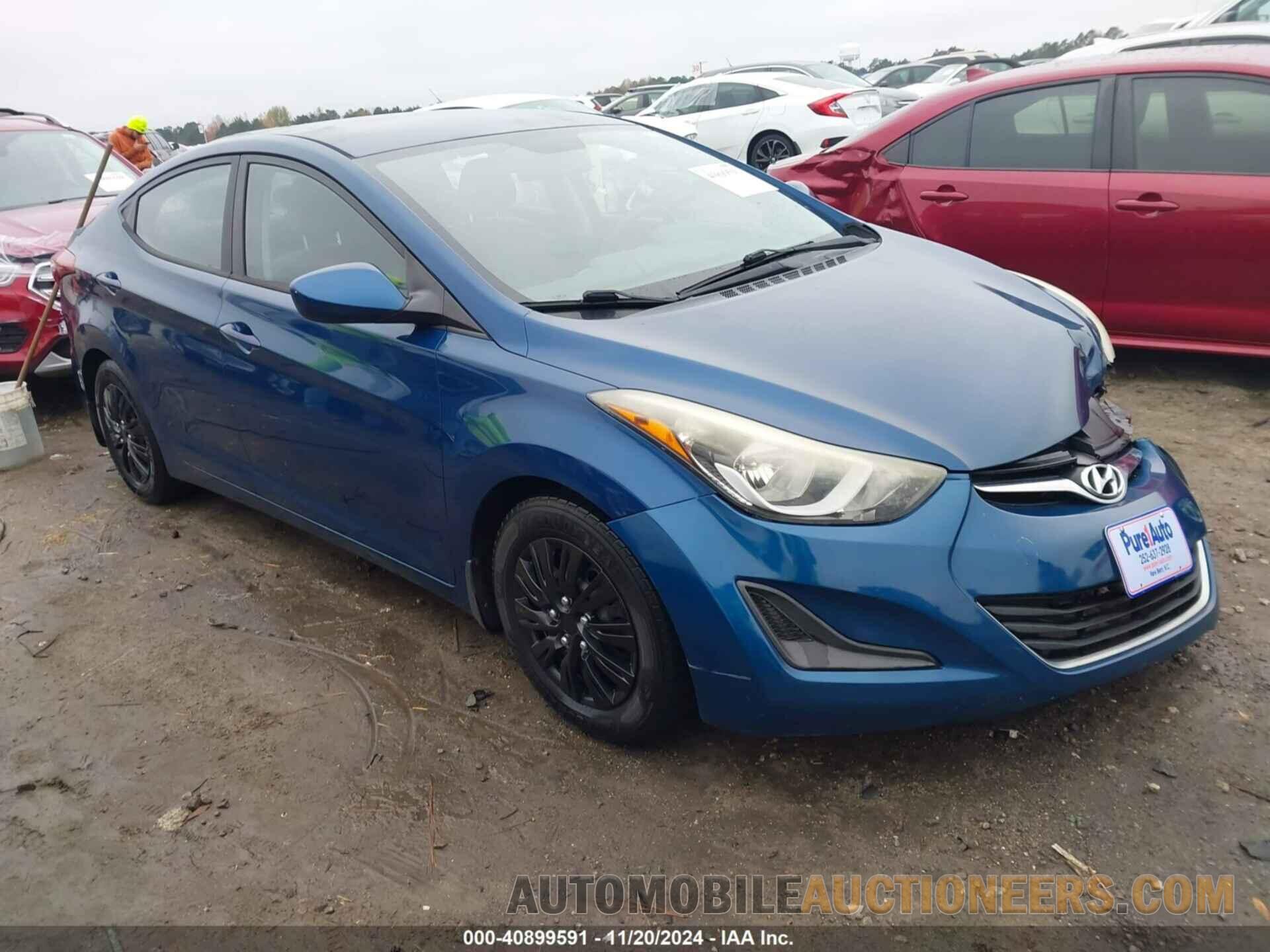 KMHDH4AE9GU543034 HYUNDAI ELANTRA 2016