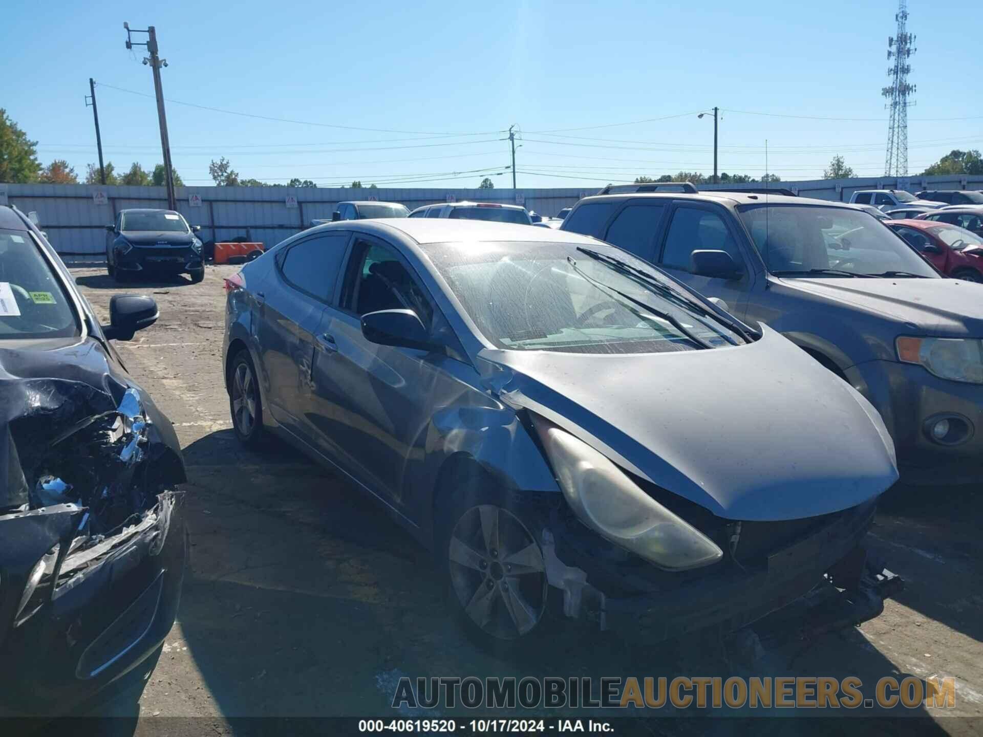 KMHDH4AEXCU347422 HYUNDAI ELANTRA 2012