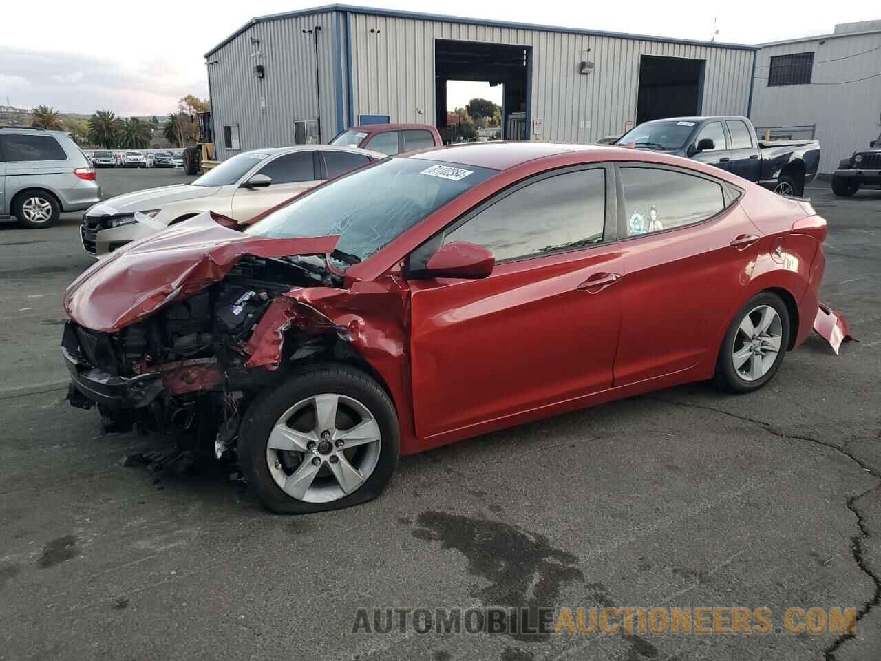 KMHDH4AEXDU512287 HYUNDAI ELANTRA 2013