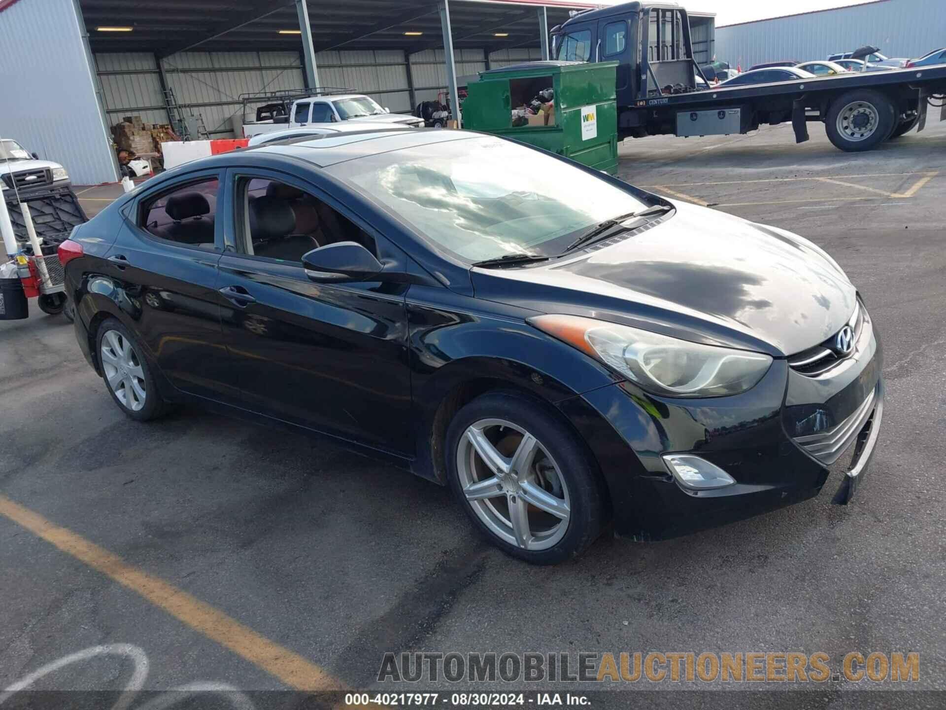 KMHDH4AEXDU626192 HYUNDAI ELANTRA 2013