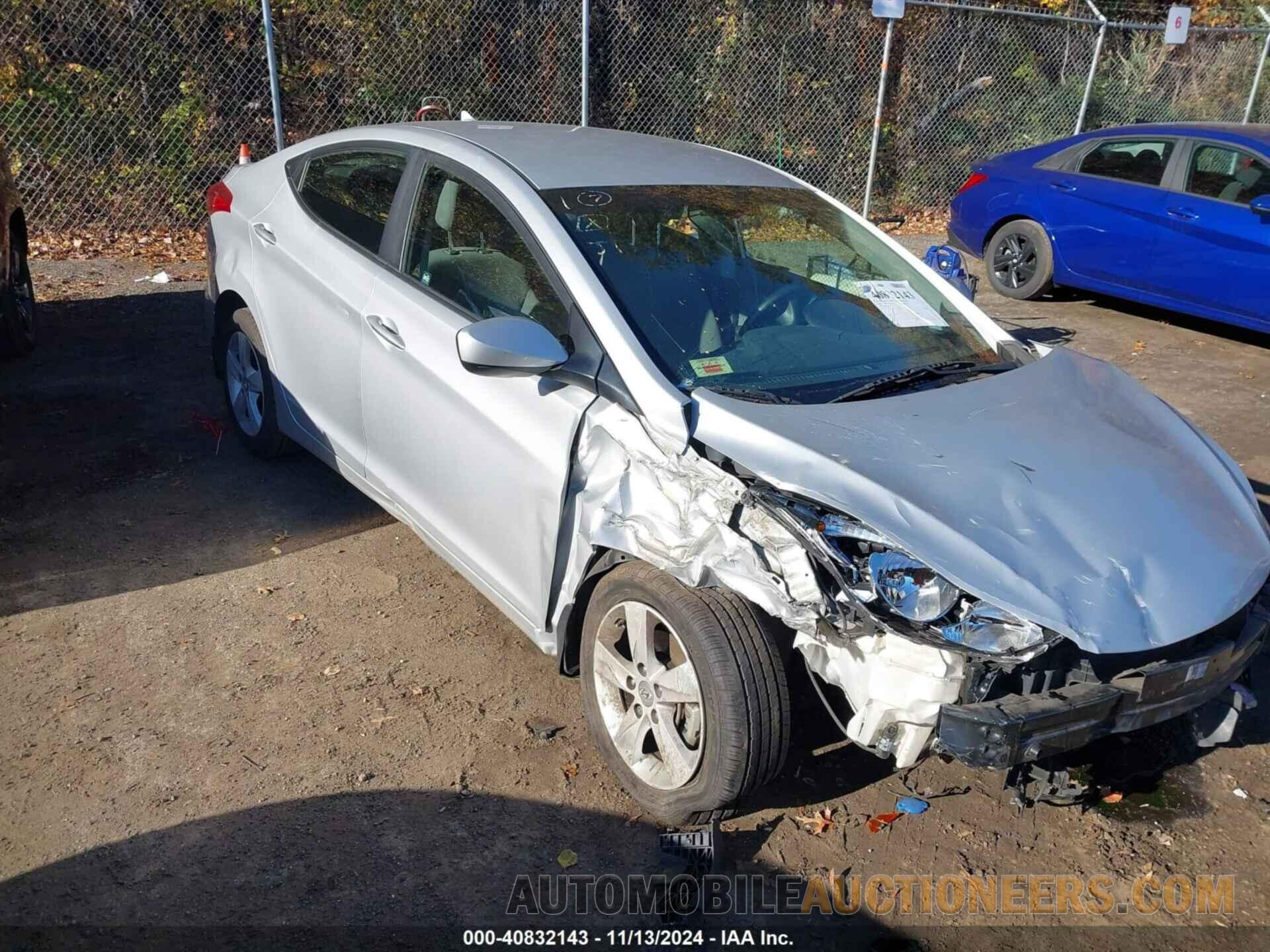 KMHDH4AEXDU969651 HYUNDAI ELANTRA 2013