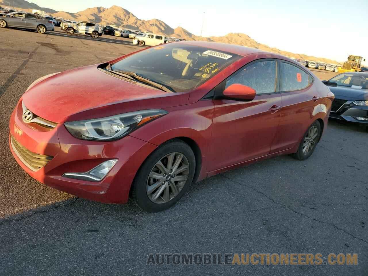 KMHDH4AEXEU029982 HYUNDAI ELANTRA 2014