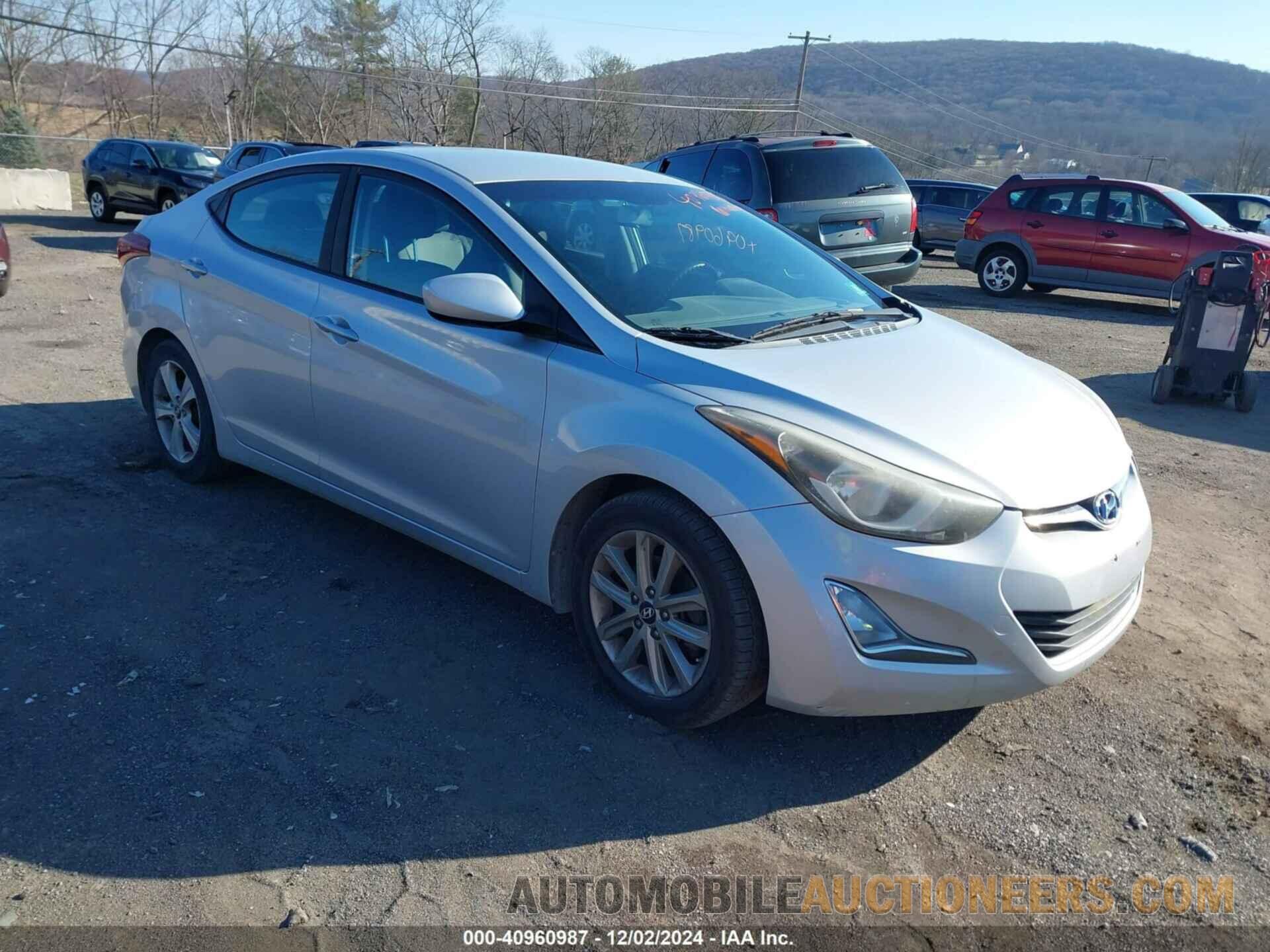 KMHDH4AEXEU081256 HYUNDAI ELANTRA 2014