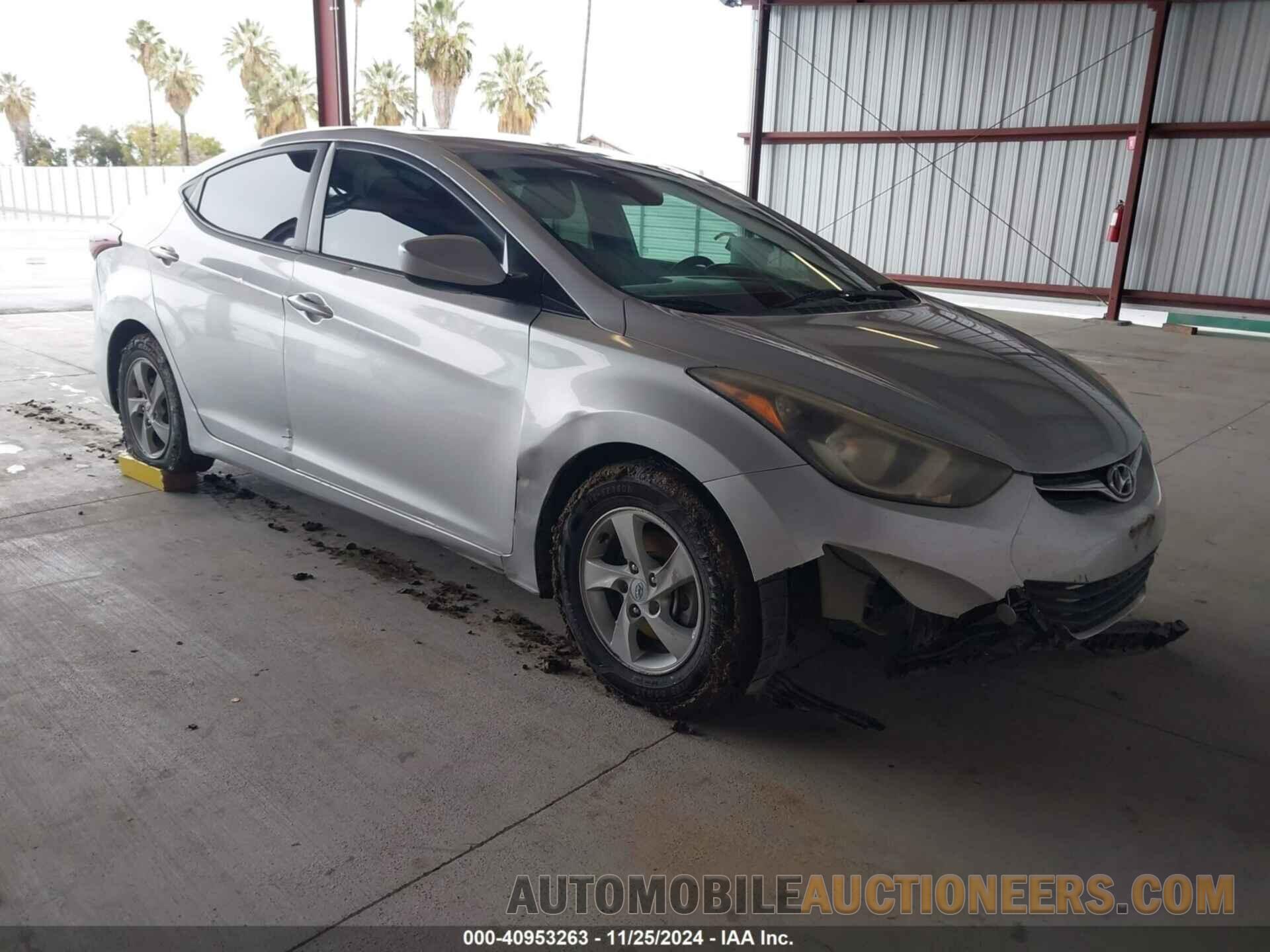 KMHDH4AEXEU116149 HYUNDAI ELANTRA 2014