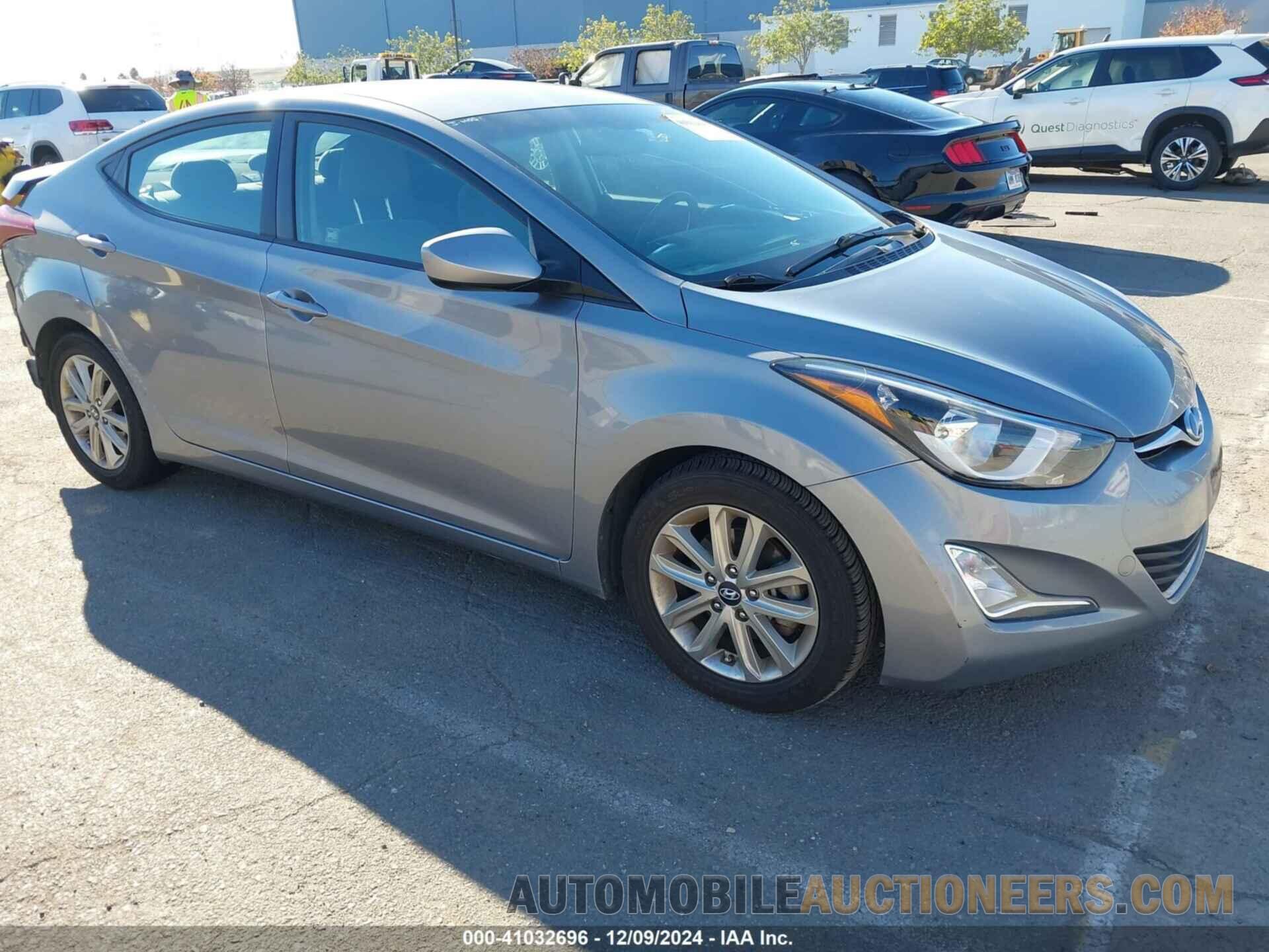 KMHDH4AEXEU158062 HYUNDAI ELANTRA 2014