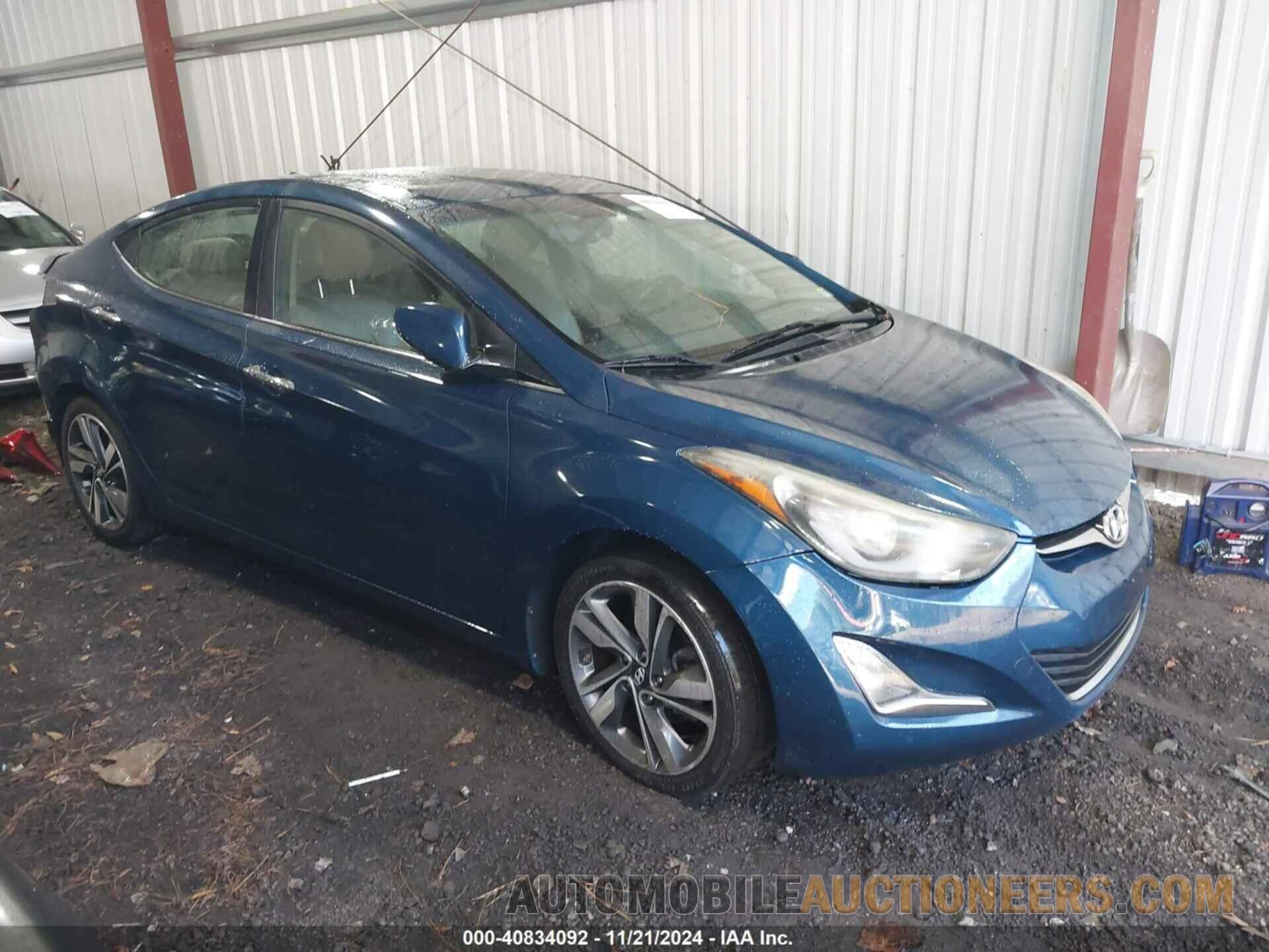 KMHDH4AEXEU164198 HYUNDAI ELANTRA 2014