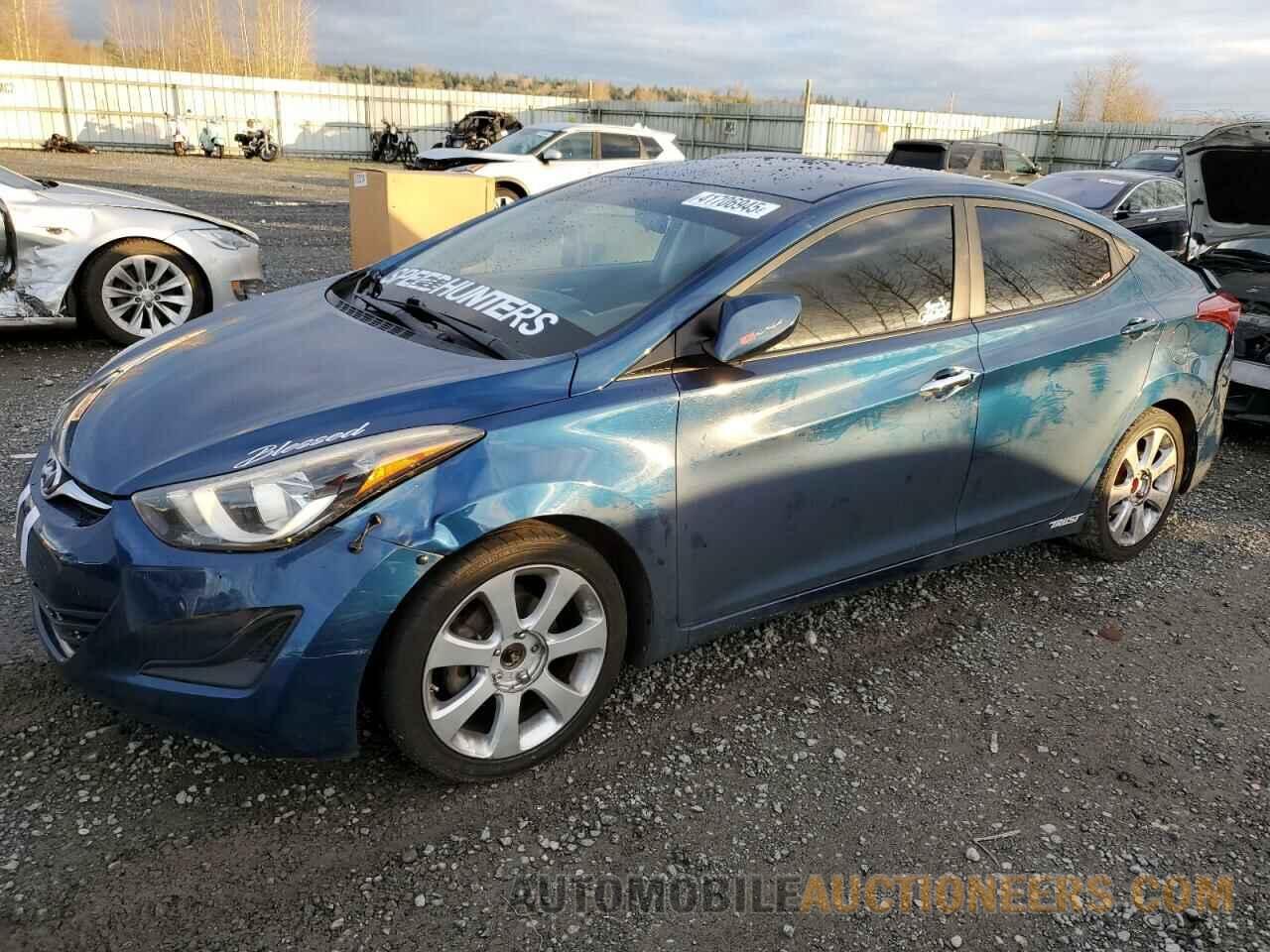 KMHDH4AEXEU192616 HYUNDAI ELANTRA 2014