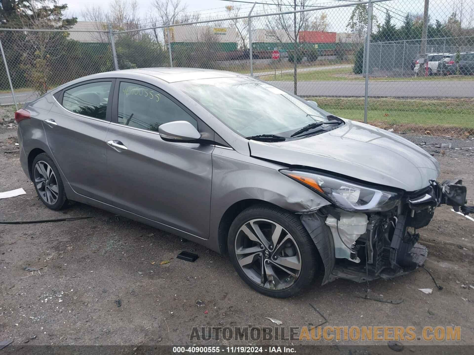 KMHDH4AEXFU222800 HYUNDAI ELANTRA 2015