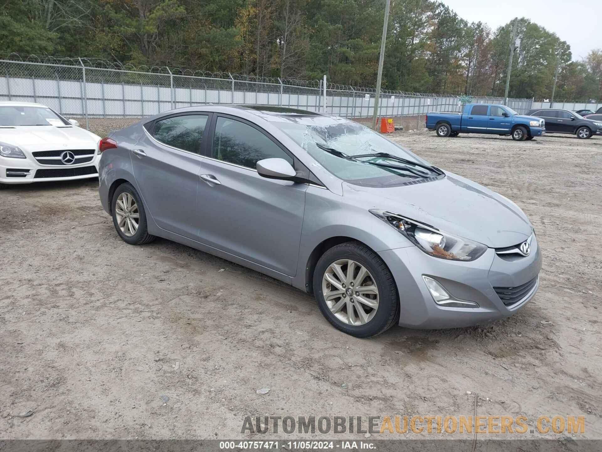 KMHDH4AEXFU224529 HYUNDAI ELANTRA 2015