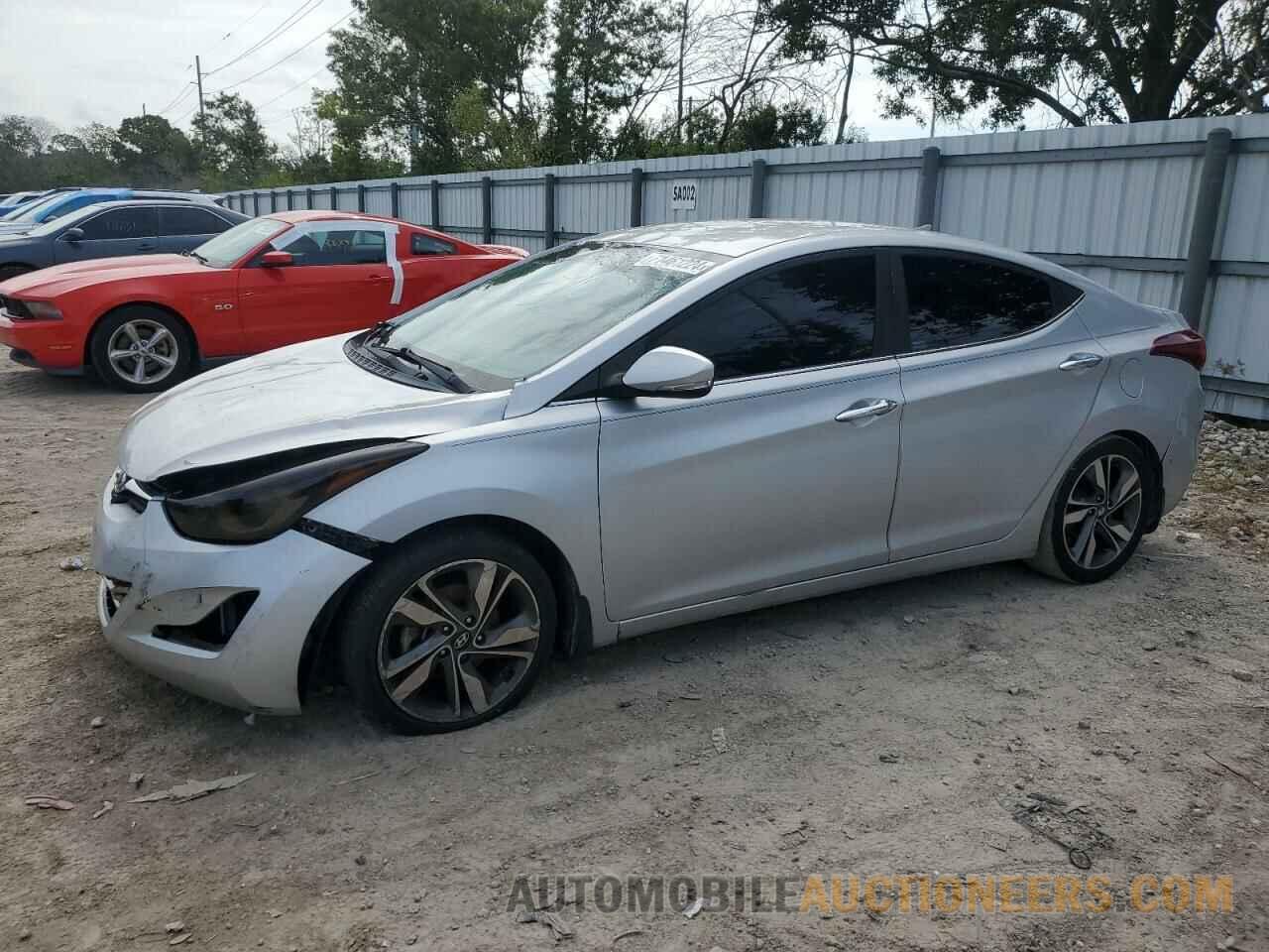 KMHDH4AEXFU326980 HYUNDAI ELANTRA 2015