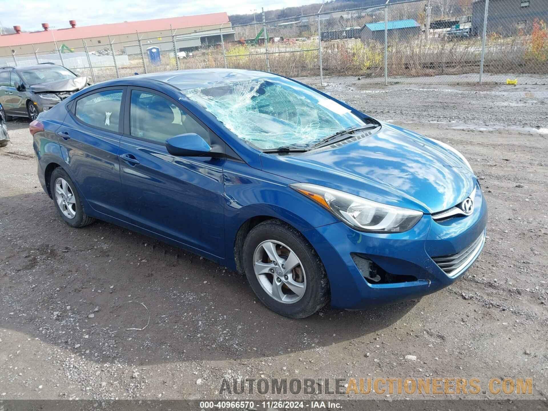 KMHDH4AEXFU390517 HYUNDAI ELANTRA 2015