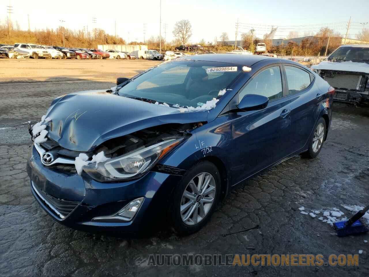 KMHDH4AEXFU394437 HYUNDAI ELANTRA 2015