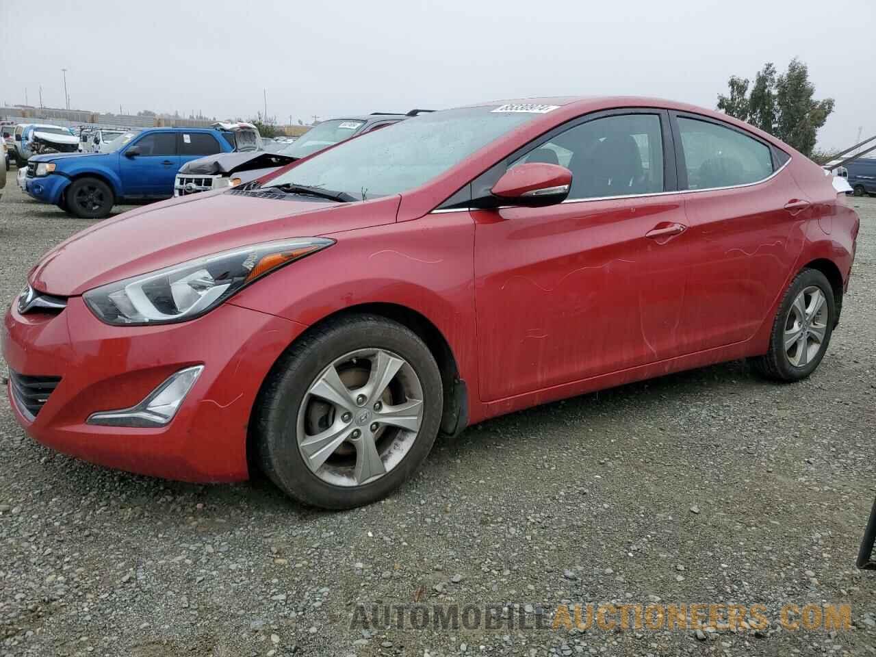 KMHDH4AEXGU494040 HYUNDAI ELANTRA 2016