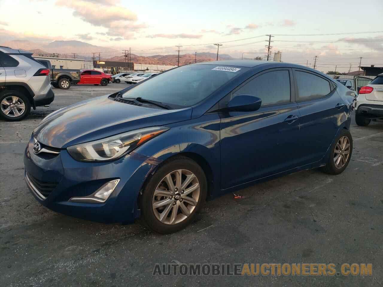 KMHDH4AEXGU519678 HYUNDAI ELANTRA 2016