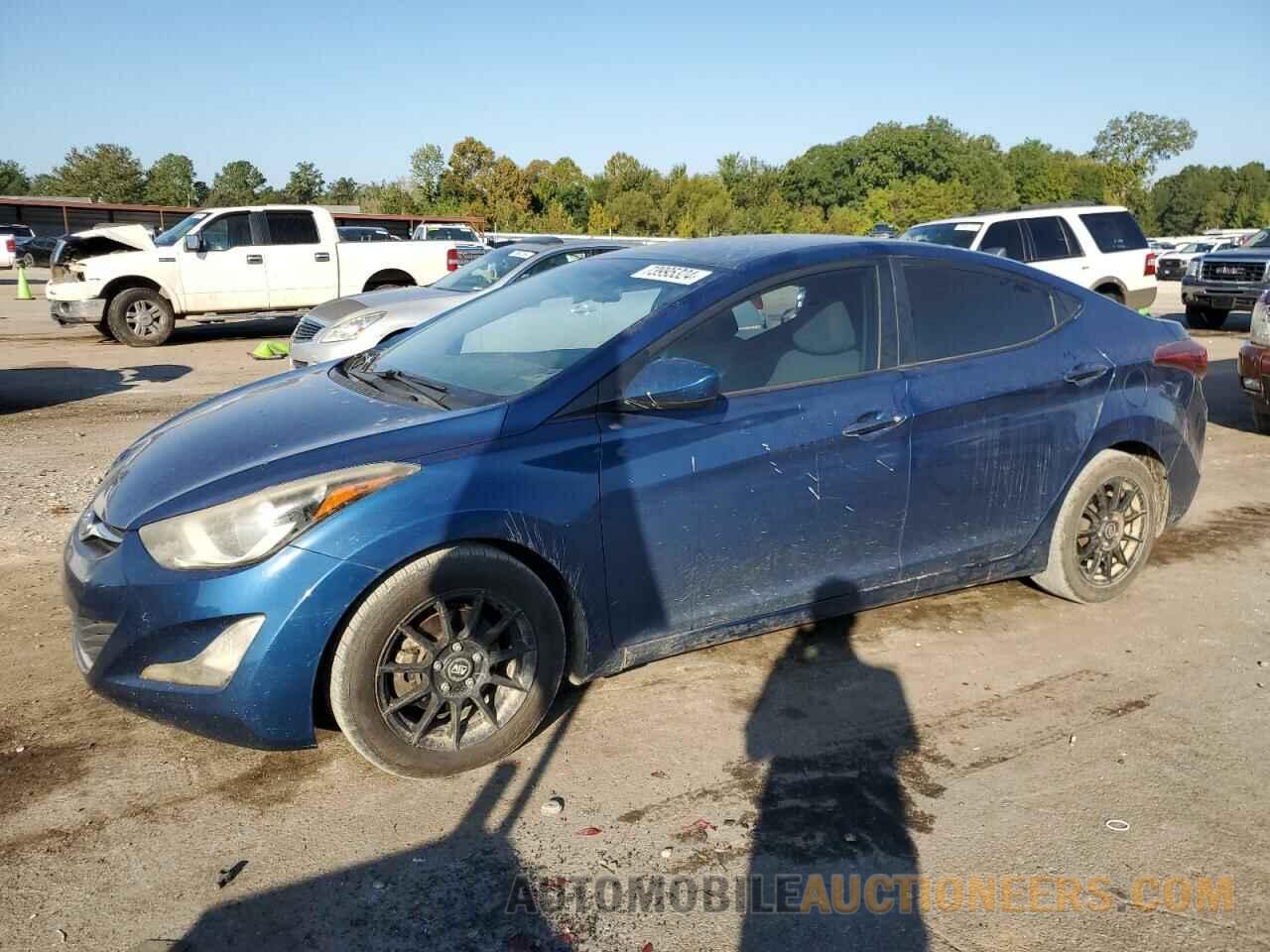 KMHDH4AEXGU543902 HYUNDAI ELANTRA 2016