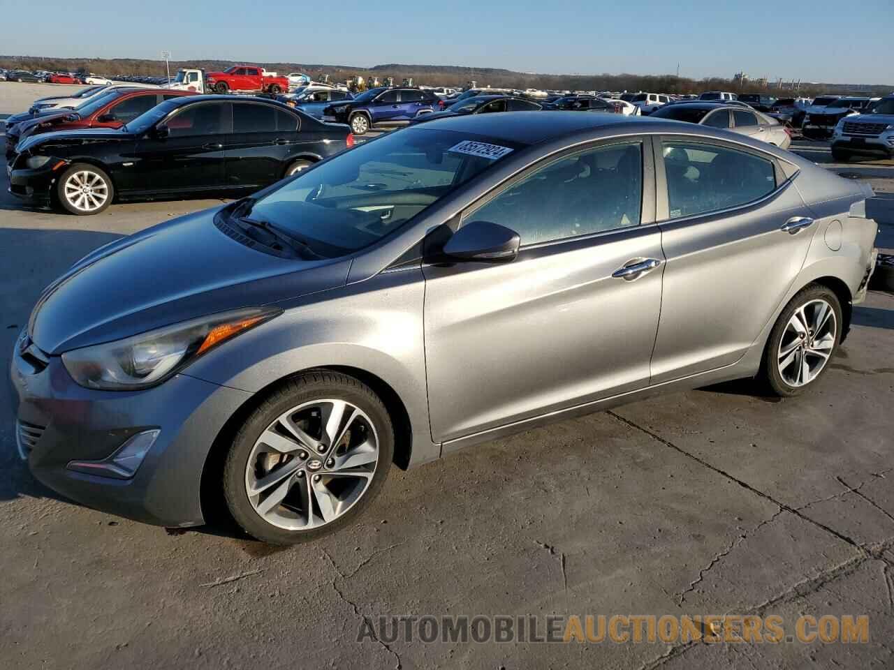 KMHDH4AEXGU587155 HYUNDAI ELANTRA 2016