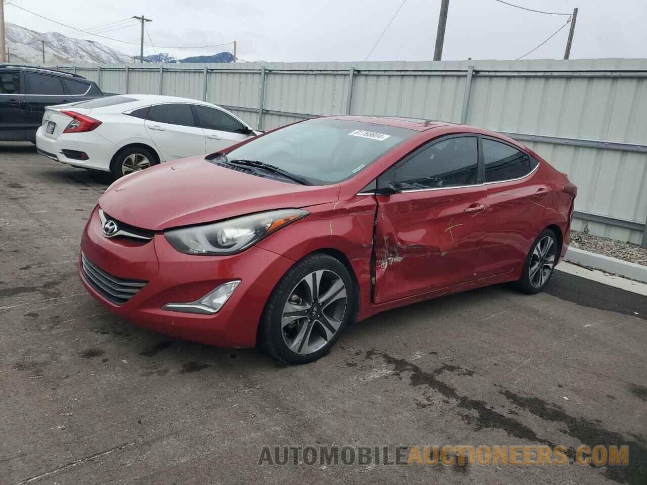 KMHDH4AH2EU204820 HYUNDAI ELANTRA 2014