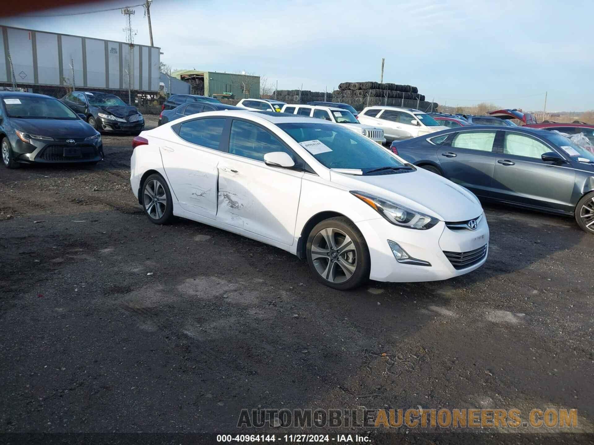 KMHDH4AH2FU371728 HYUNDAI ELANTRA 2015