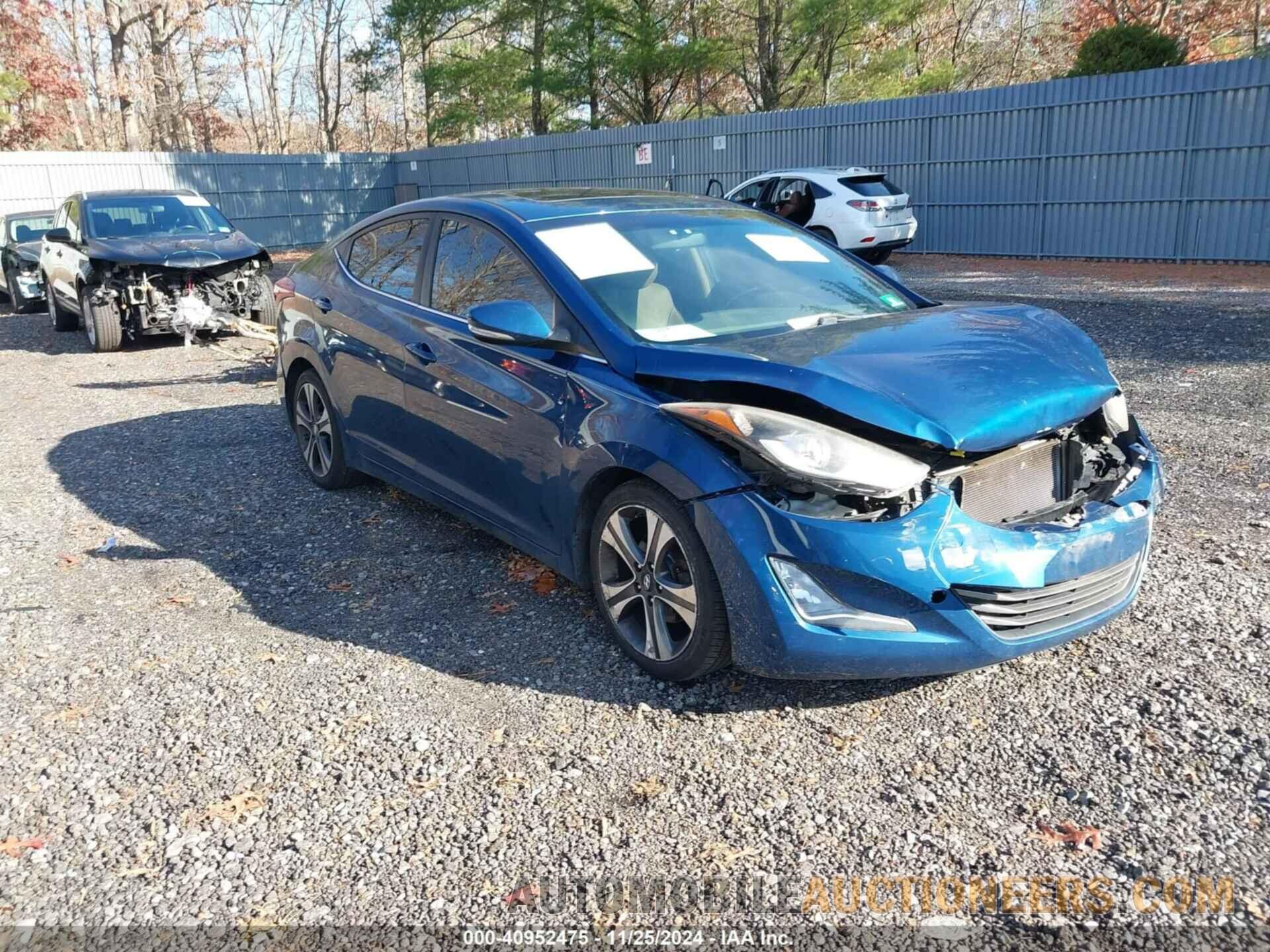 KMHDH4AH3EU157376 HYUNDAI ELANTRA 2014