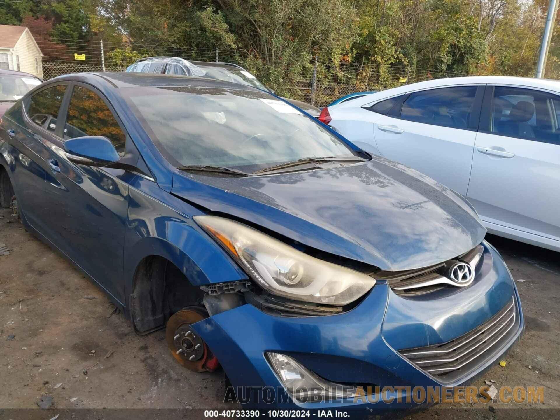 KMHDH4AH3FU229842 HYUNDAI ELANTRA 2015